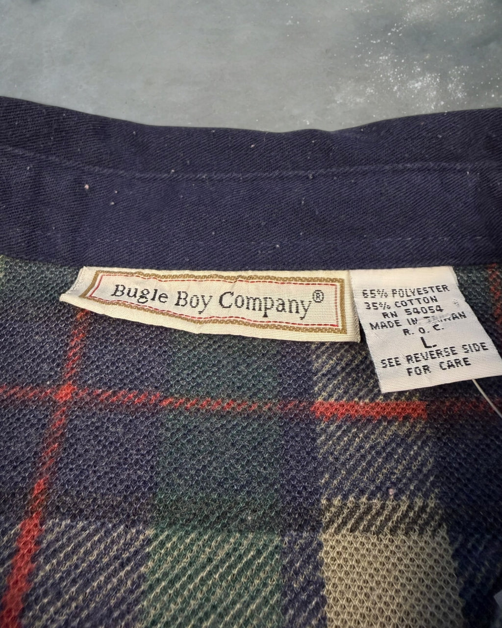 ‘00s Bugle Boy Rugby Style Long Sleeve Sz. L