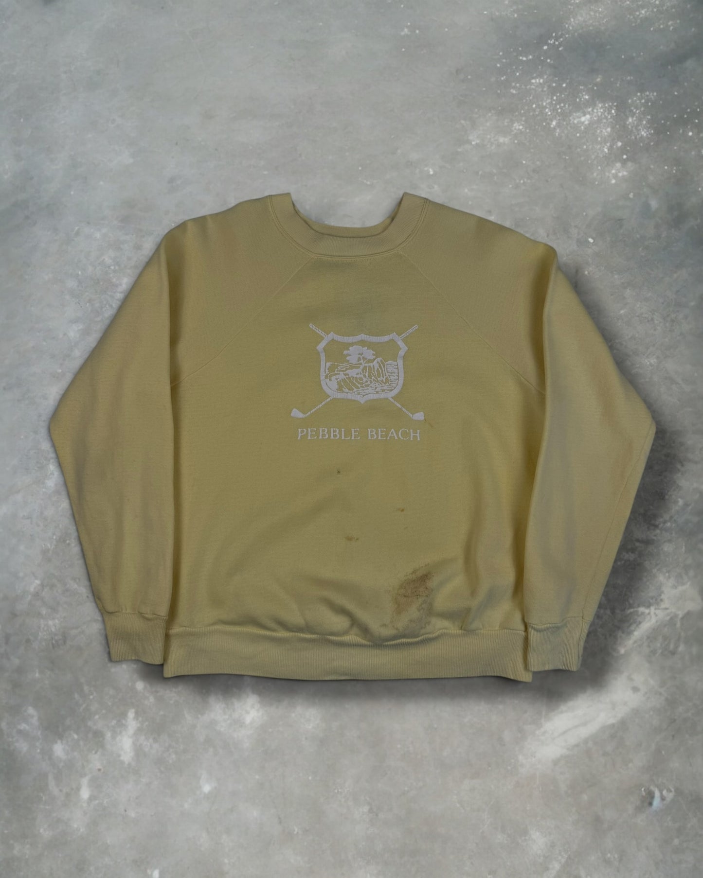 ‘70s Pebble Beach Raglan Crewneck Sz. L