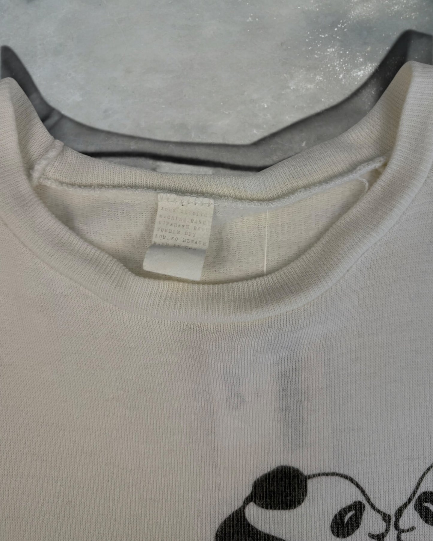 ‘70s Panda Love Raglan Crewneck Sz. M