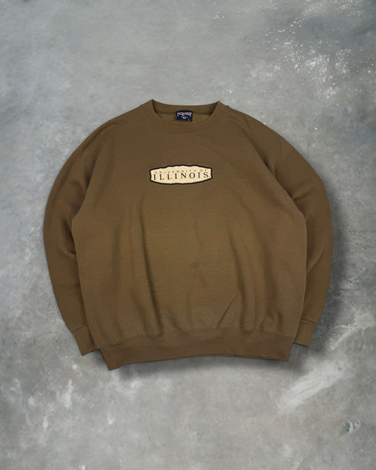 ‘90s Illinois University Crewneck Sz. XL