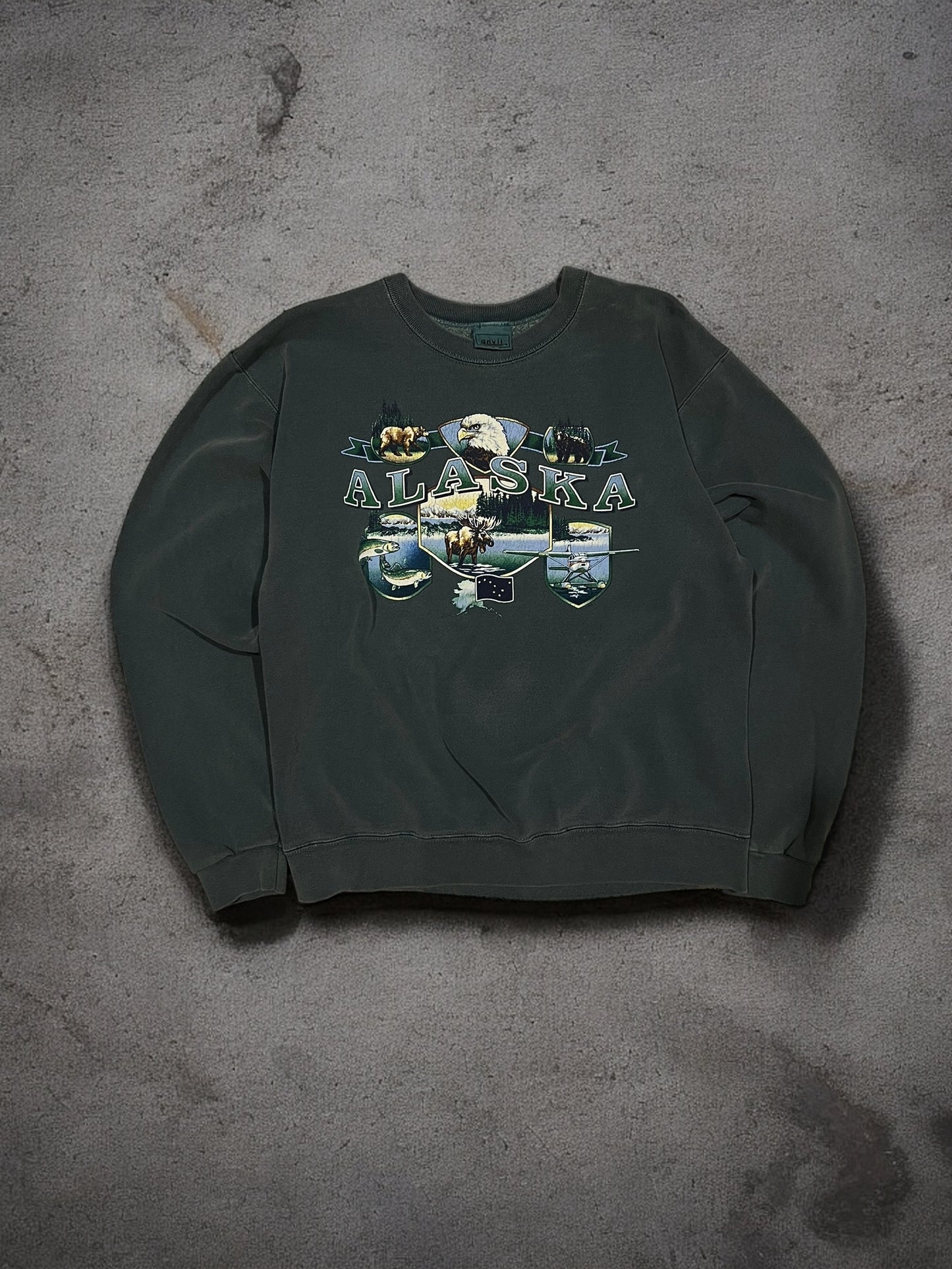 ‘00s Alaska Nature Crewneck Sz. M