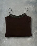 ‘00s Energie Brown Top Sz. XL