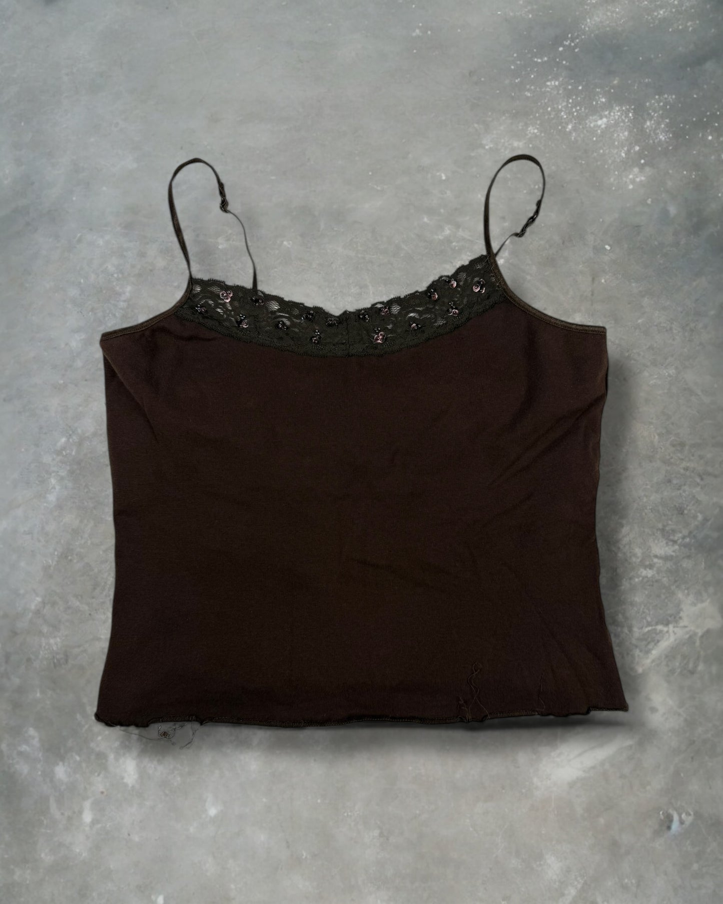 ‘00s Energie Brown Top Sz. XL