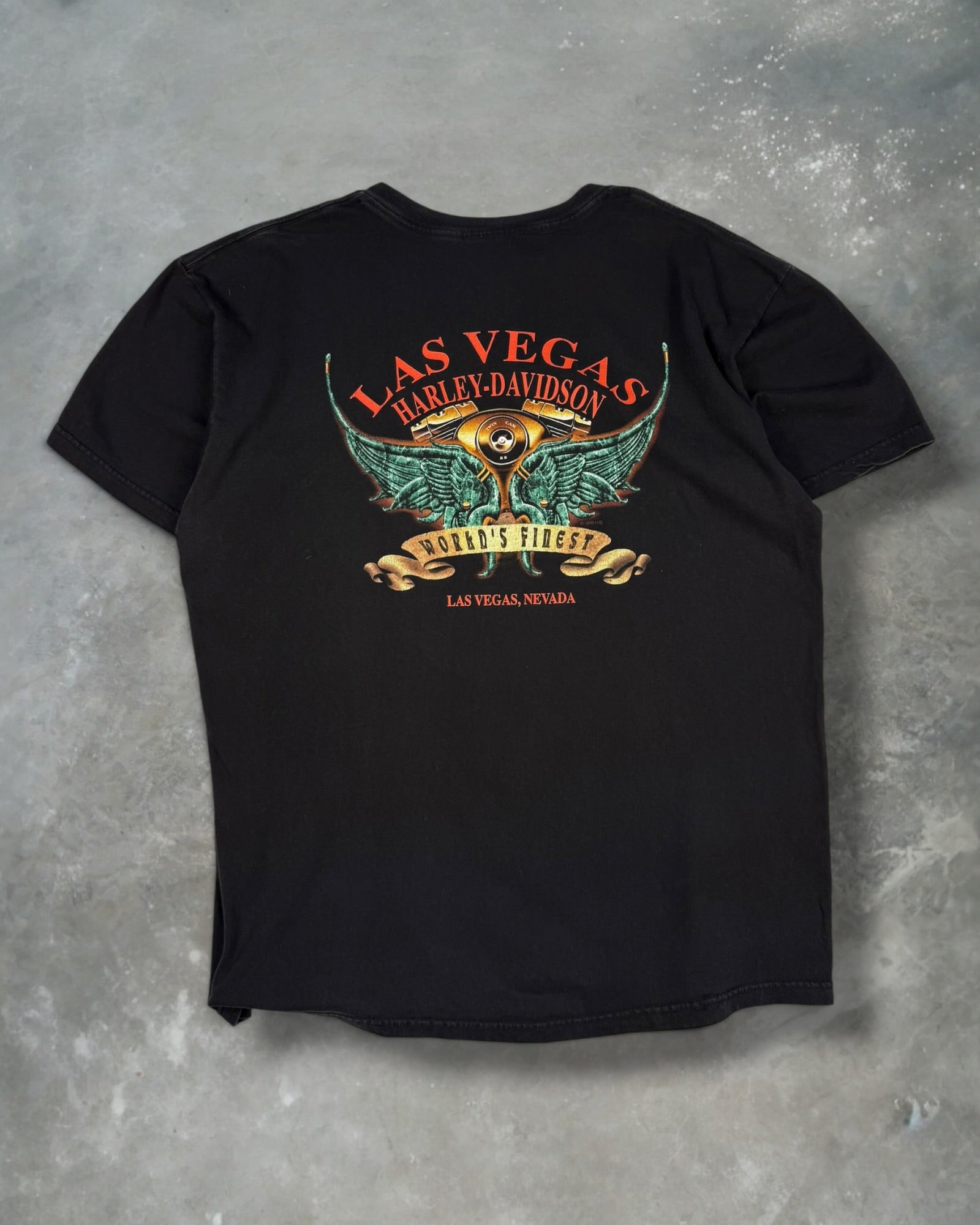 ‘00s Dragon Harley Davidson Tee Sz. XL