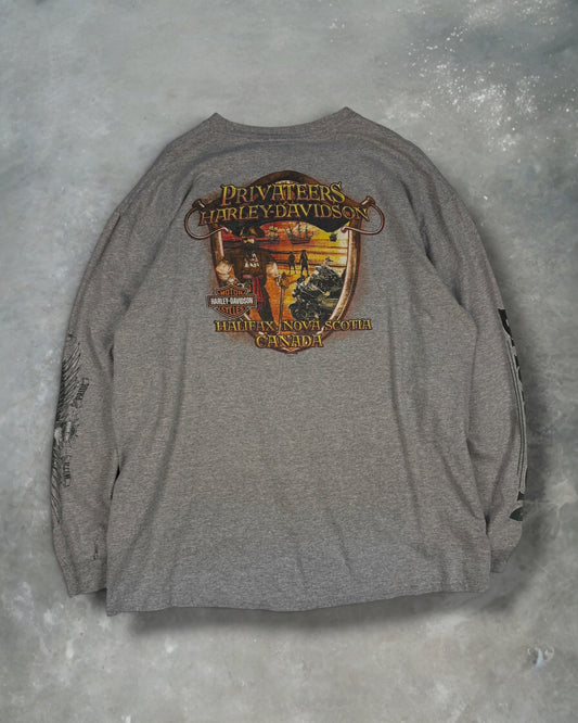 ‘09 Pirates Harley Davidson Long Sleeve Tee Sz. XL