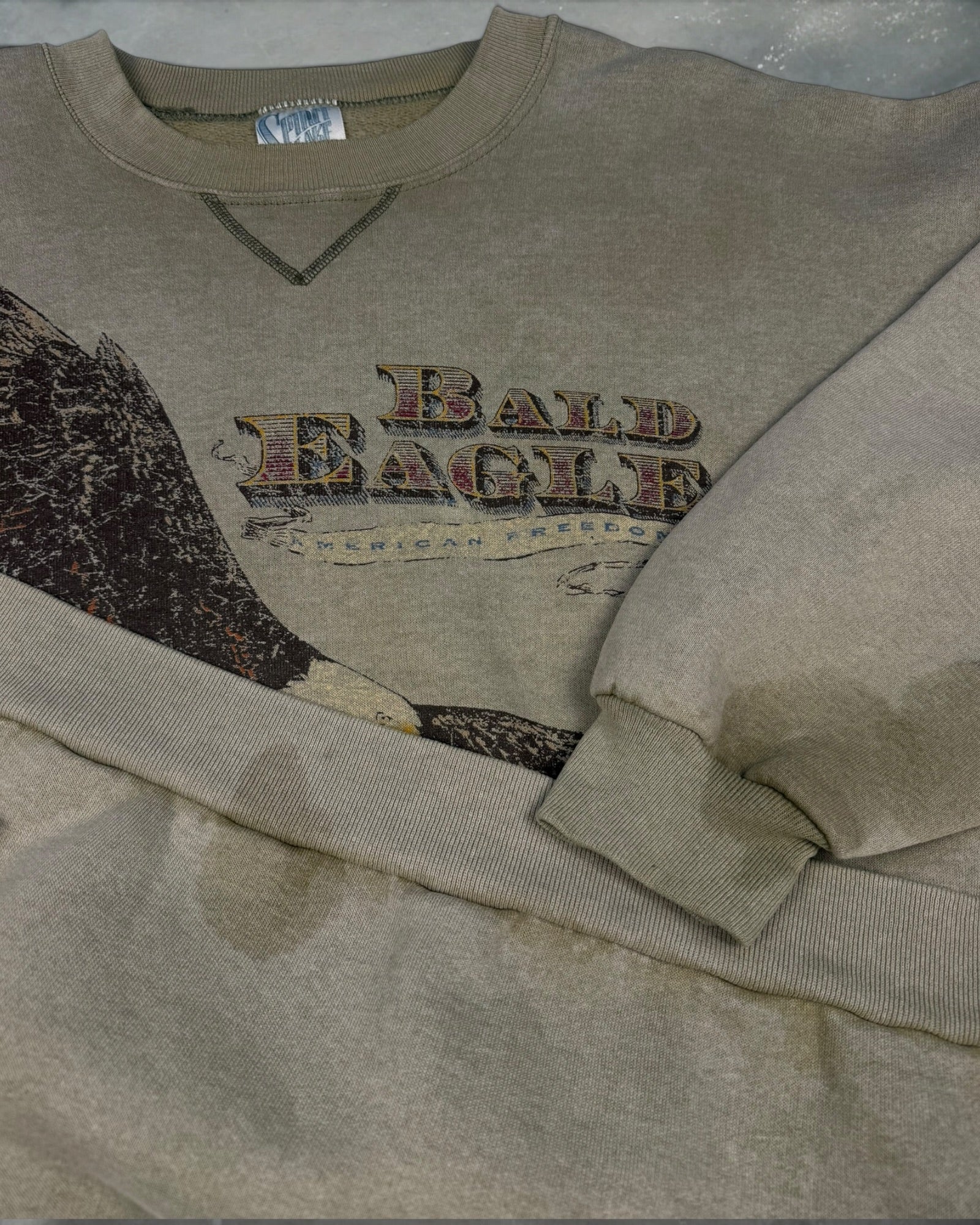 ‘90s Bald Eagle Nature Crewneck Sz. XL