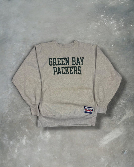 ‘90s Green Bay Packers Champion Reverse Weave Crewneck Sz. XL