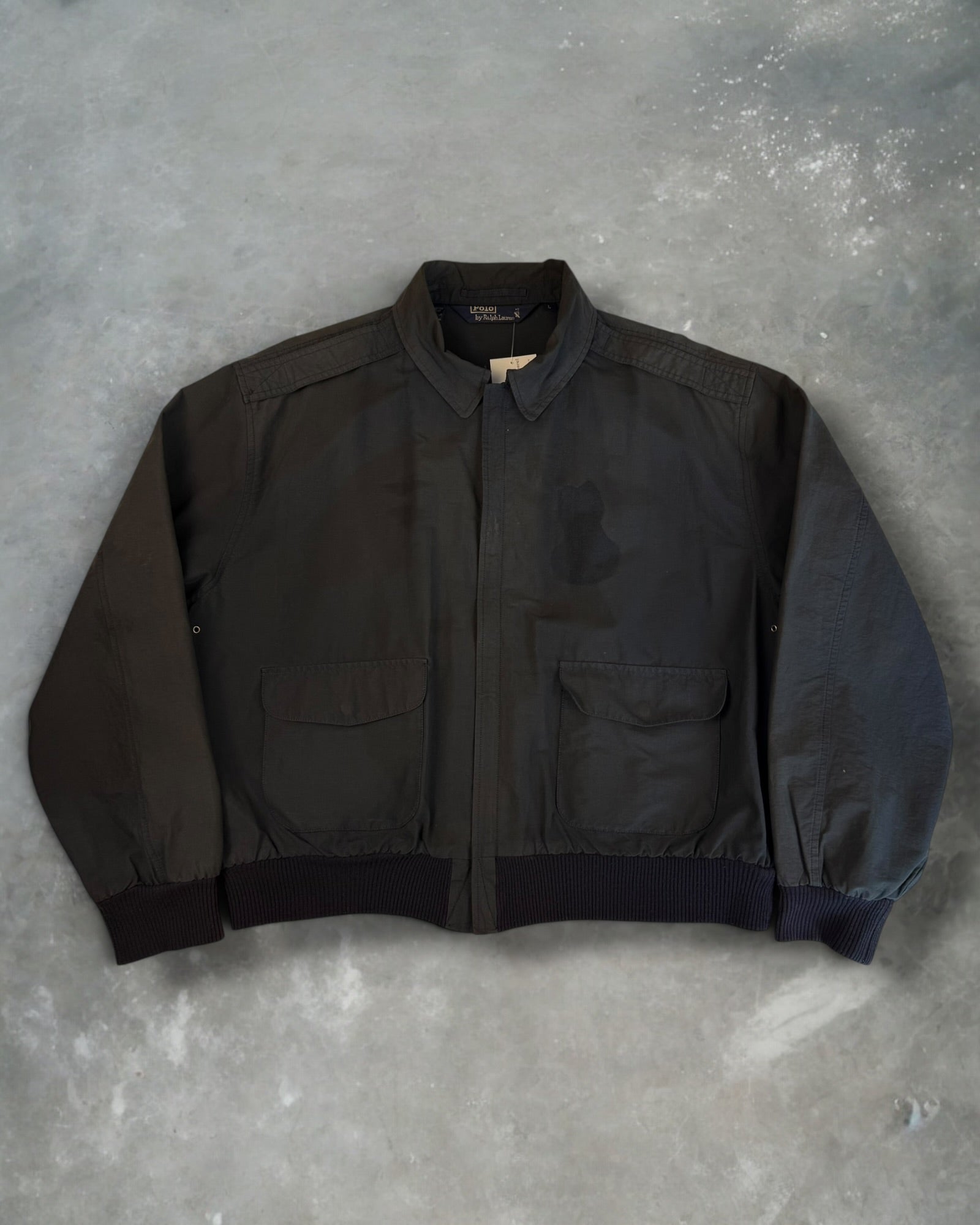 ‘90s Polo Ralph Lauren A-2 Style Flight Jacket Sz. L