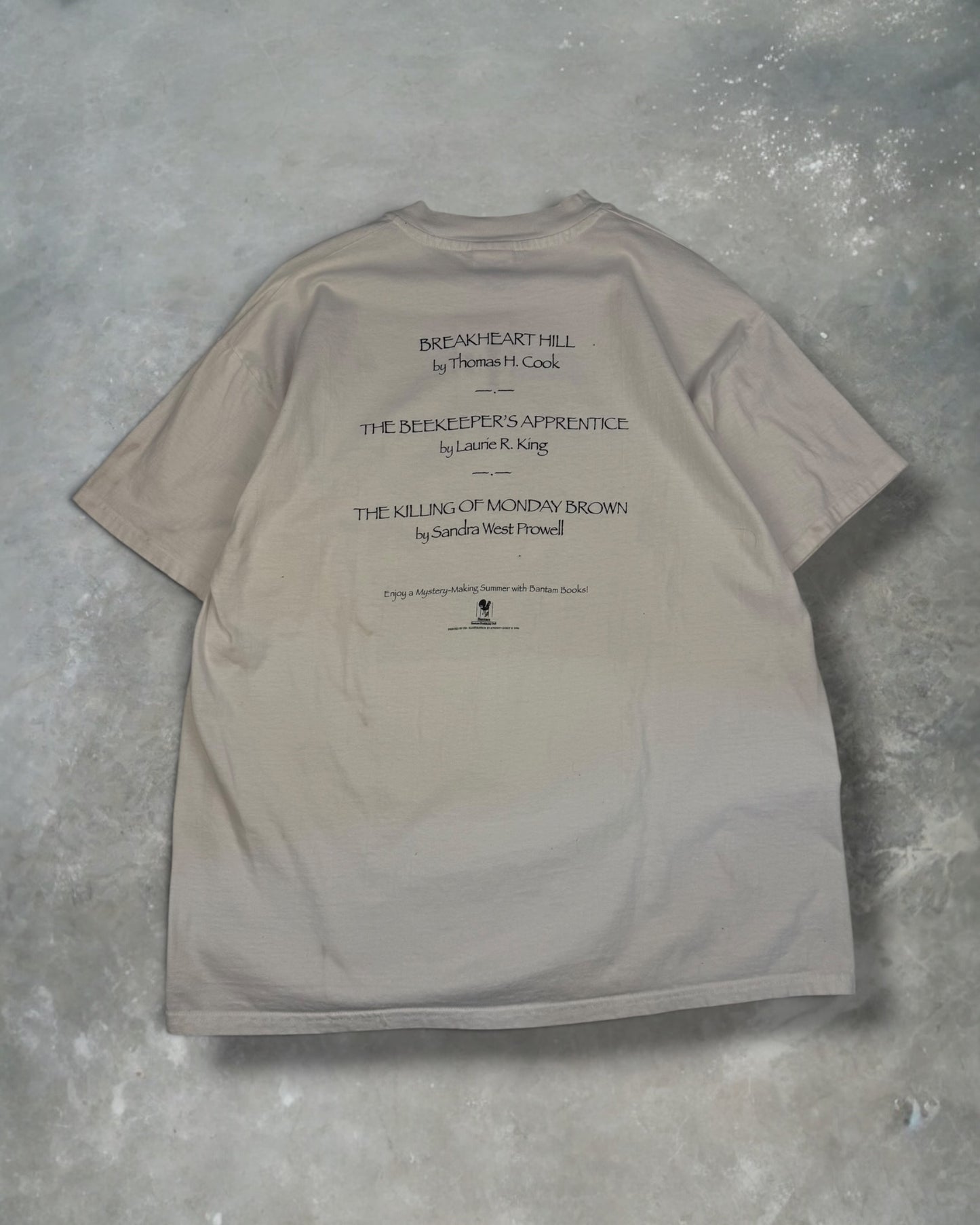‘90s Mystery Novel Art Tee Sz. XL