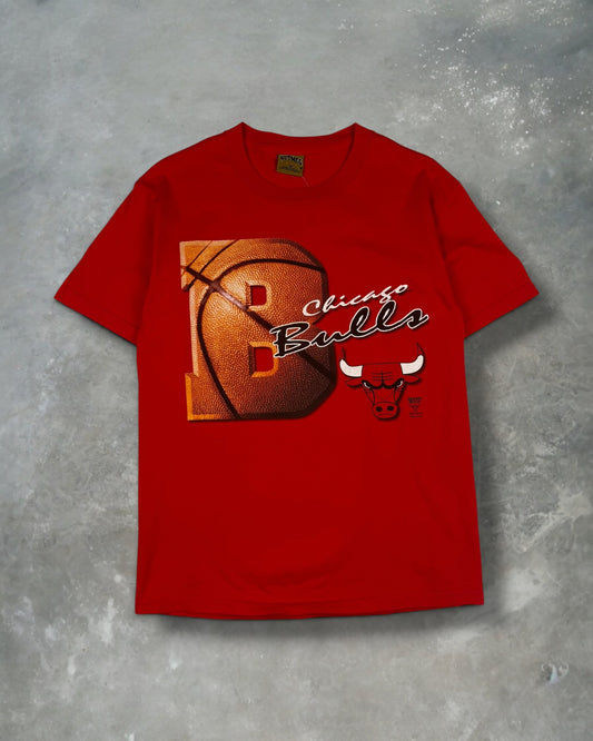 ‘90s Chicago Bulls Basketball Tee Sz. M