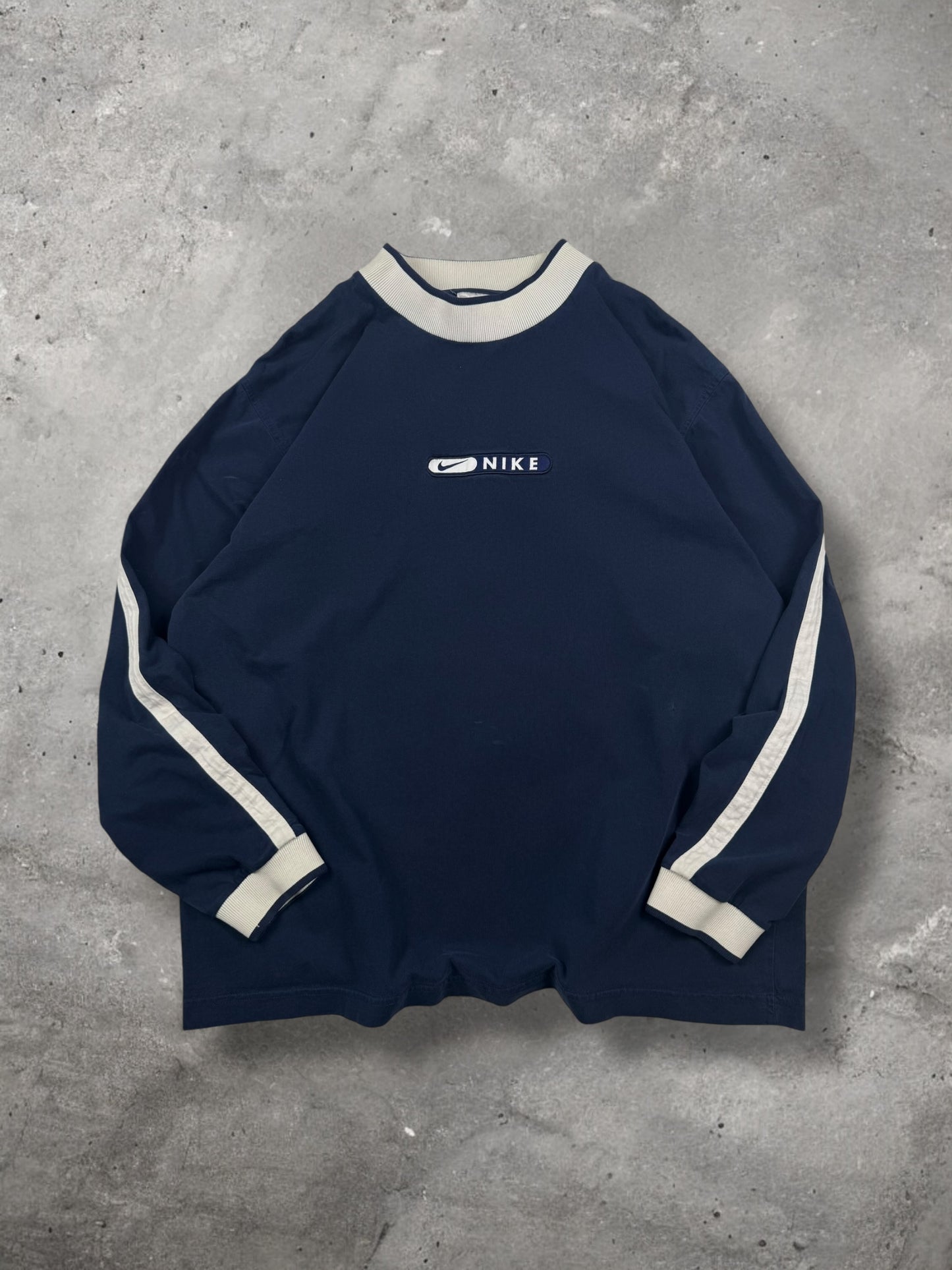 ‘90s Nike Striped Long Sleeve Sz. M