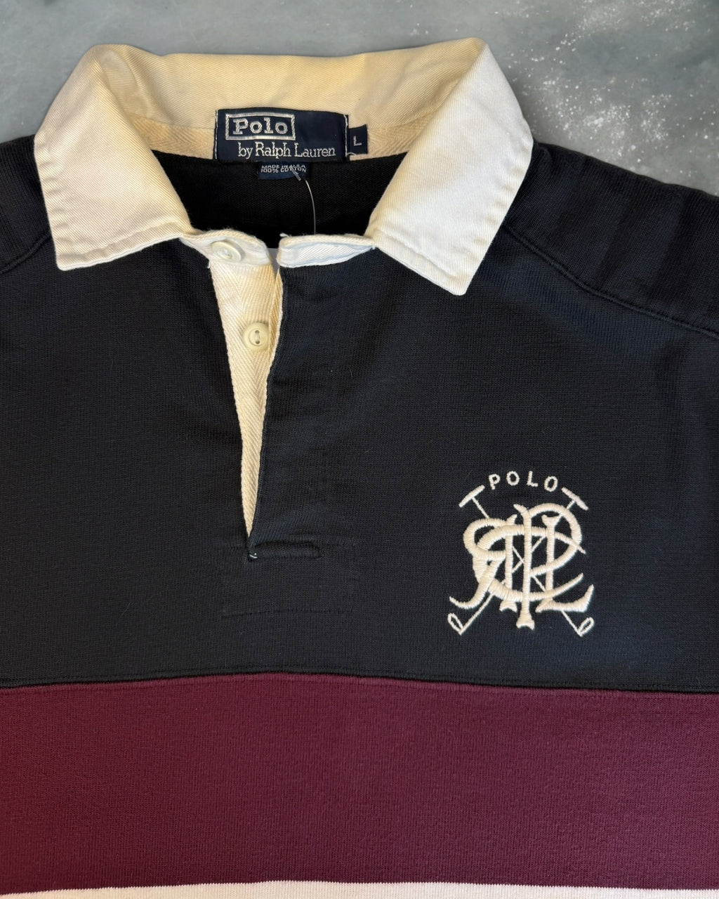 ‘90s Polo Ralph Lauren Rugby Long Sleeve Sz. L
