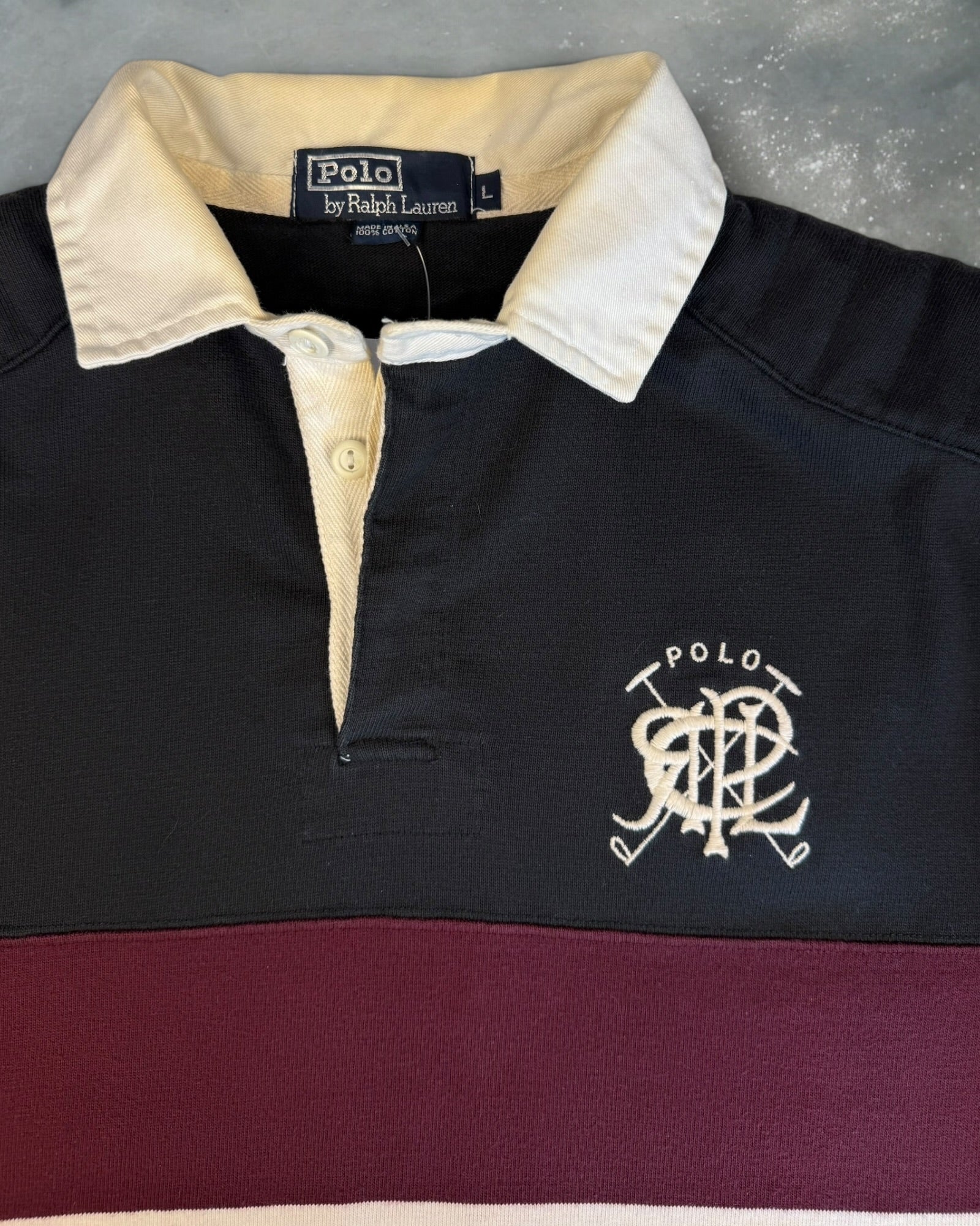 ‘90s Polo Ralph Lauren Rugby Long Sleeve Sz. L