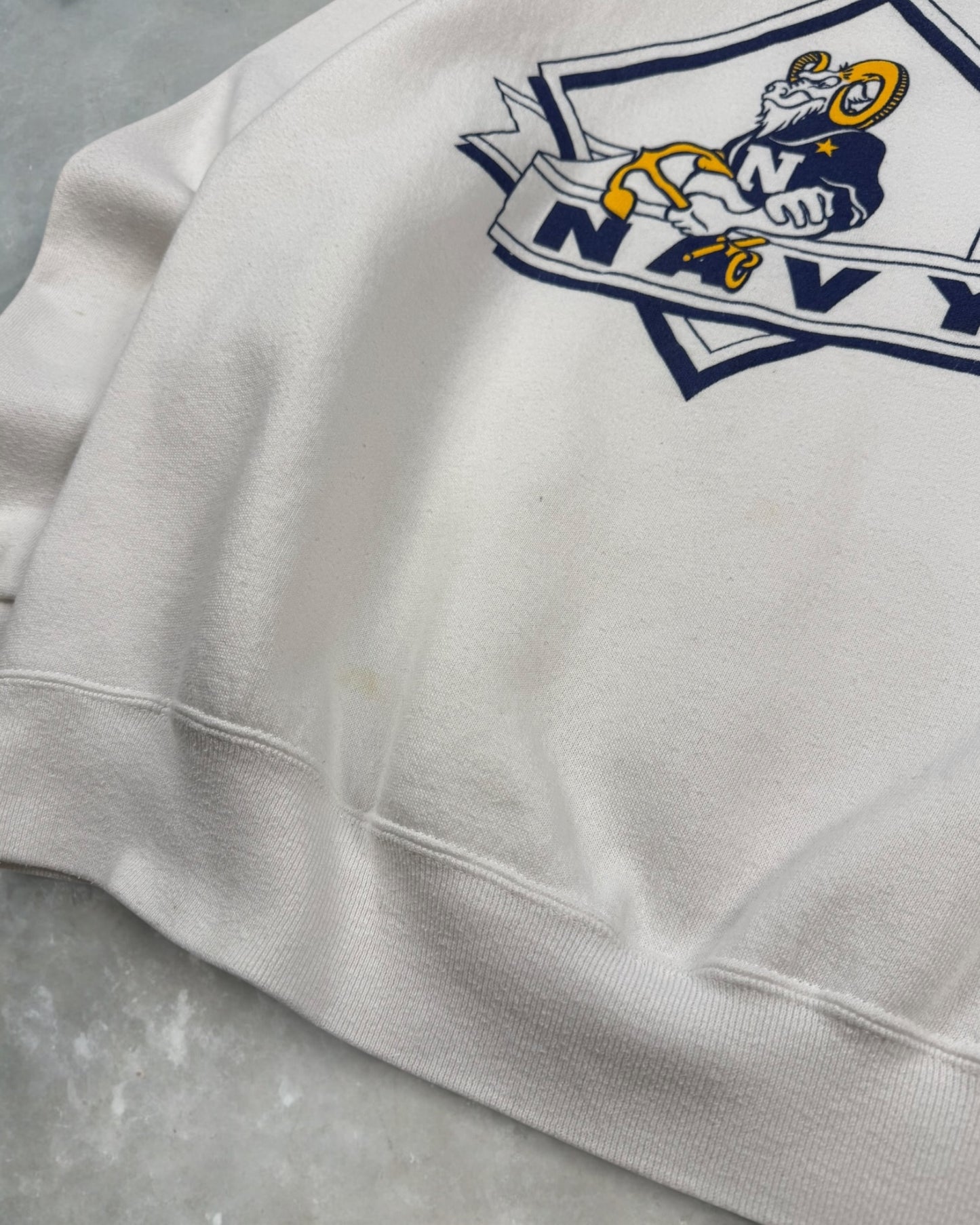 ‘70s Navy Crewneck Sz. L