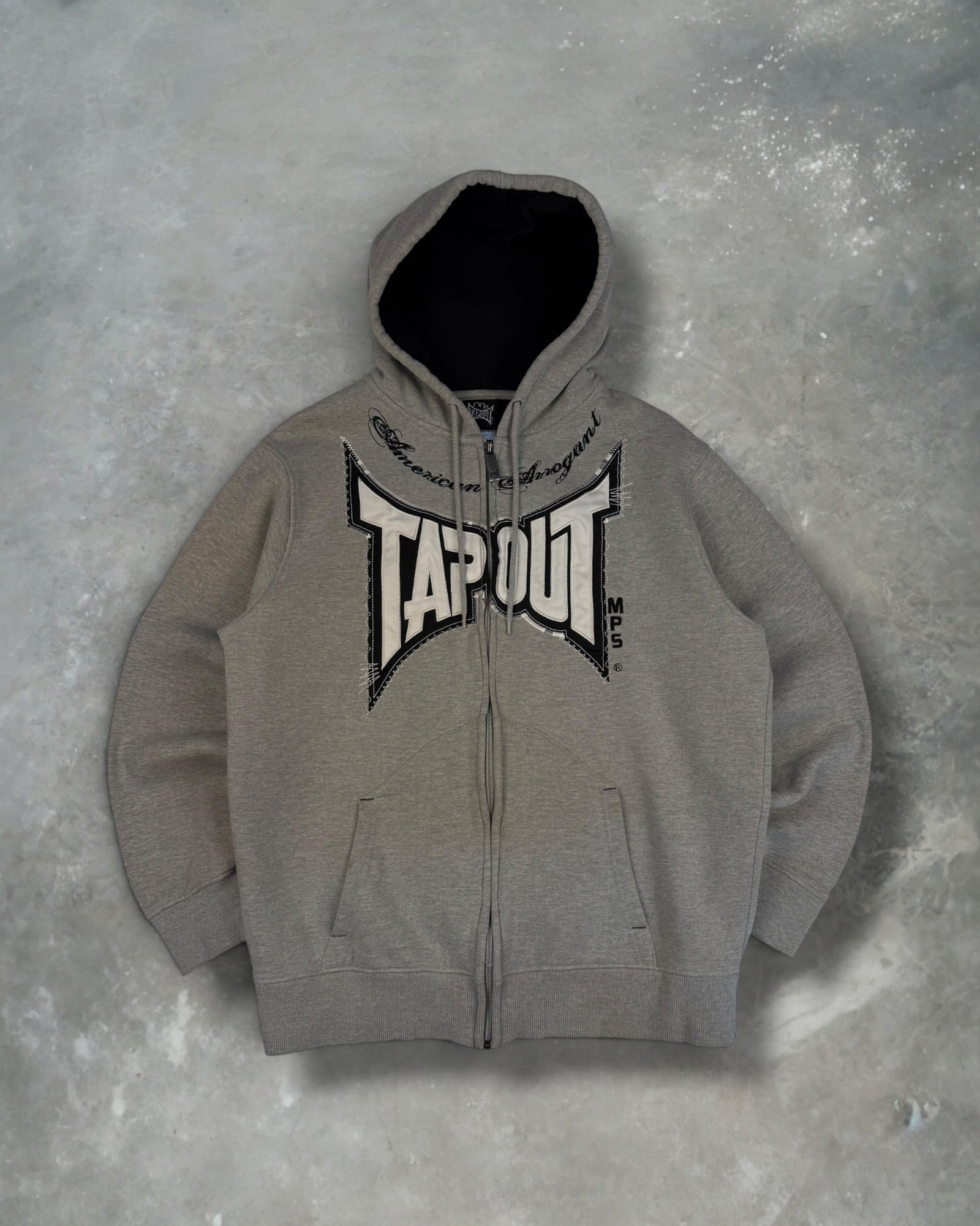 ‘00s Tap Out Zip Up Hoodie Sz. XL
