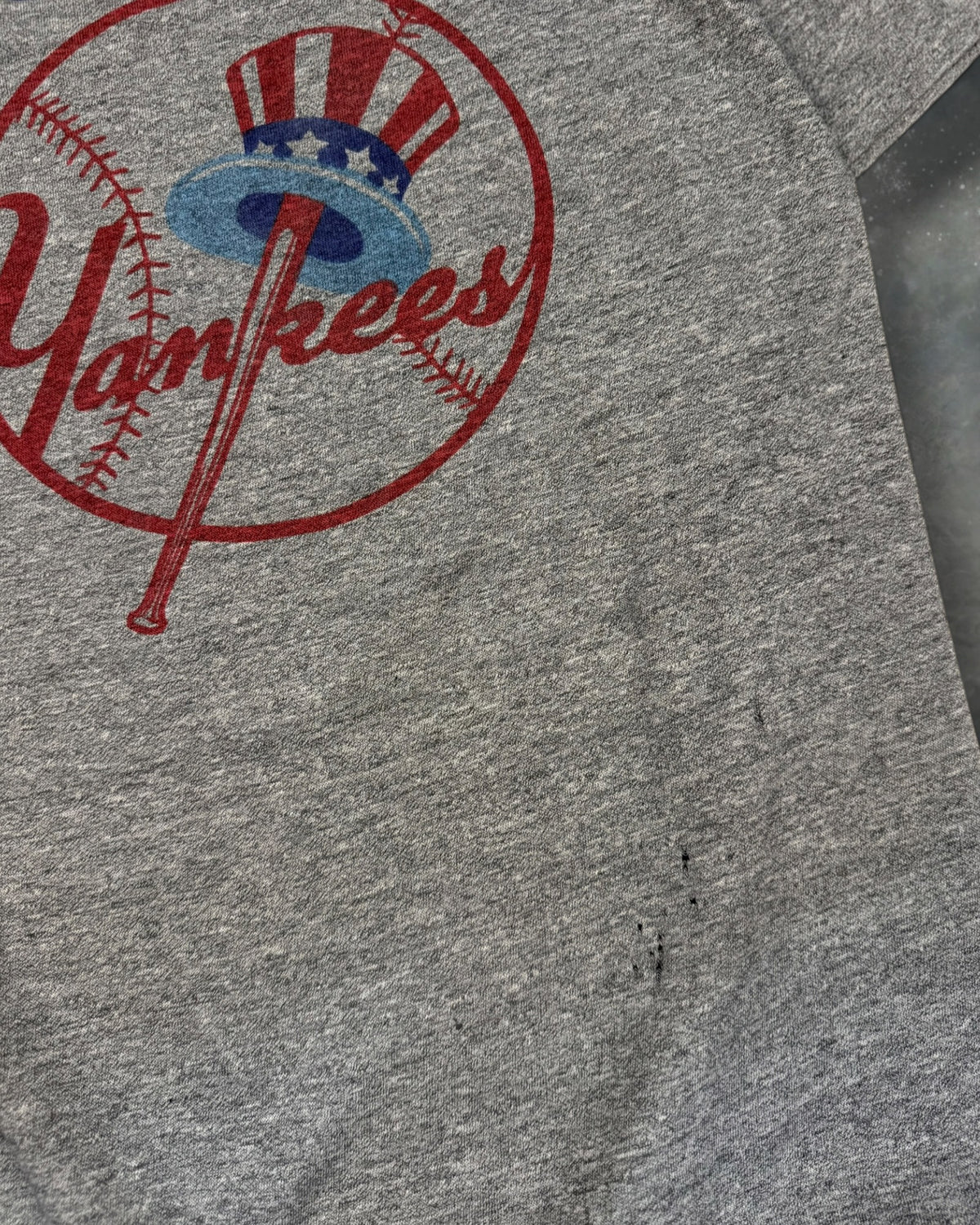 ‘70s NY Yankees Baby Tee Sz. Youth M