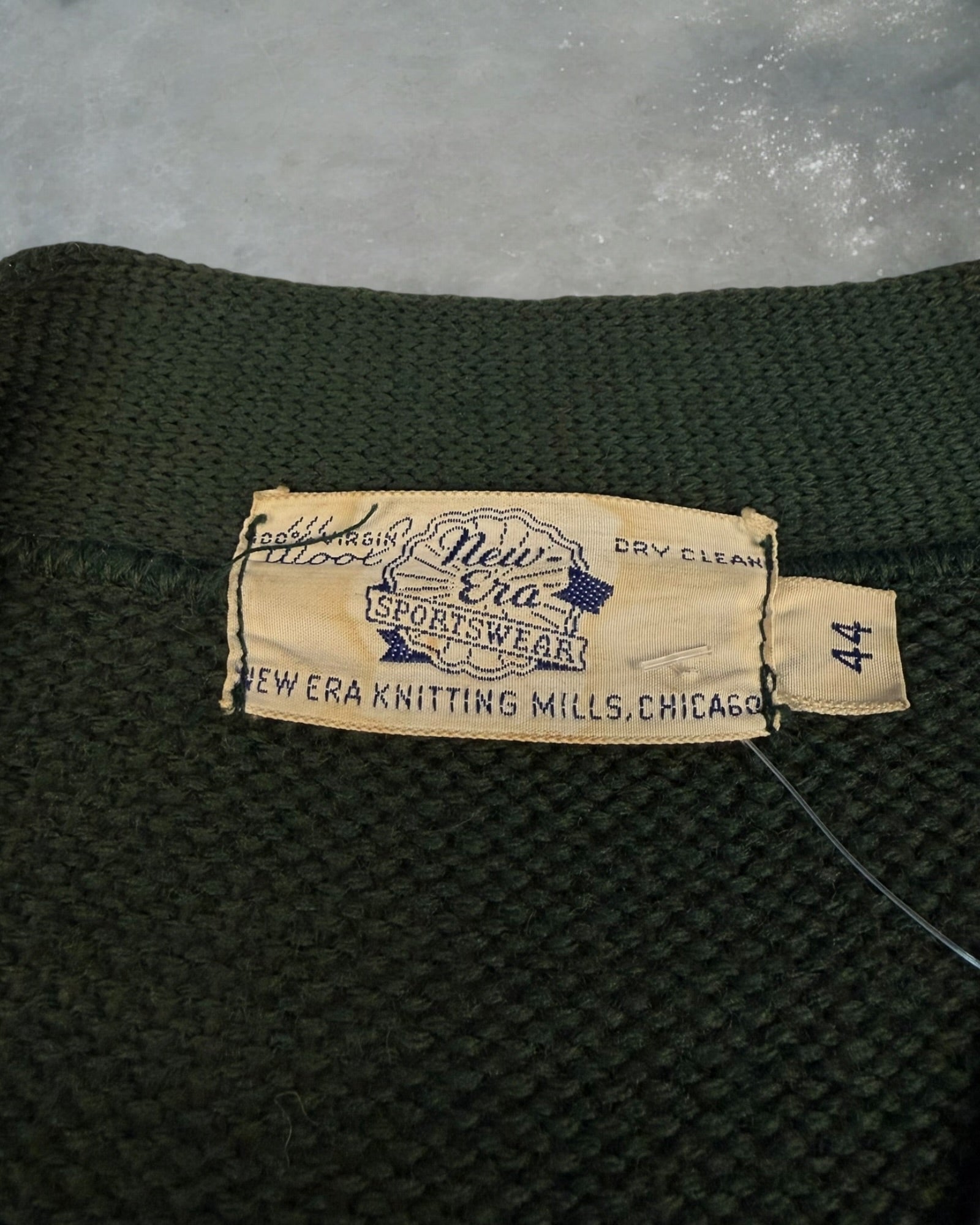 ‘60s New Era Varsity Letterman Cardigan Sz. L