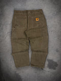 ‘90s Brown Carhartt Carpenter Pants Sz. 34x30