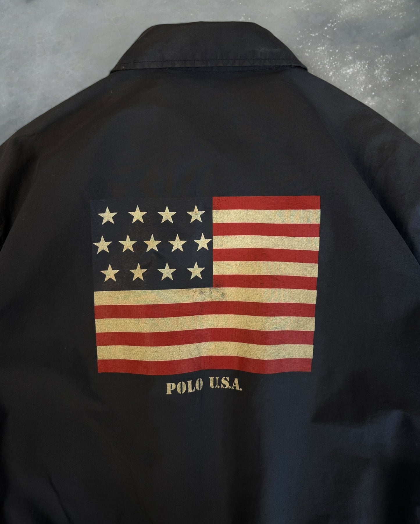‘90s Polo Ralph Lauren A-2 Style Flight Jacket Sz. L