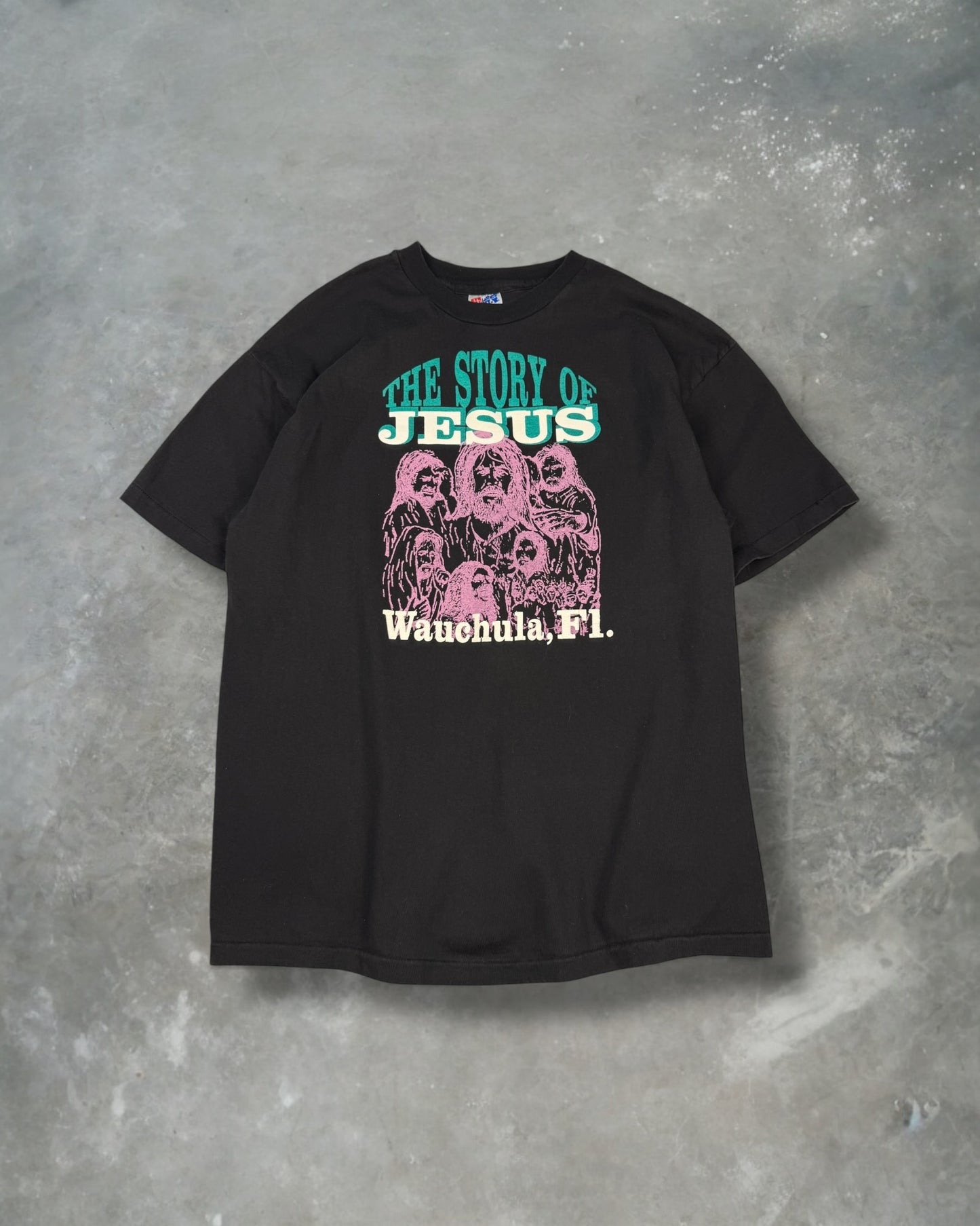 ‘90s History Of Jesus Tee Sz. XL