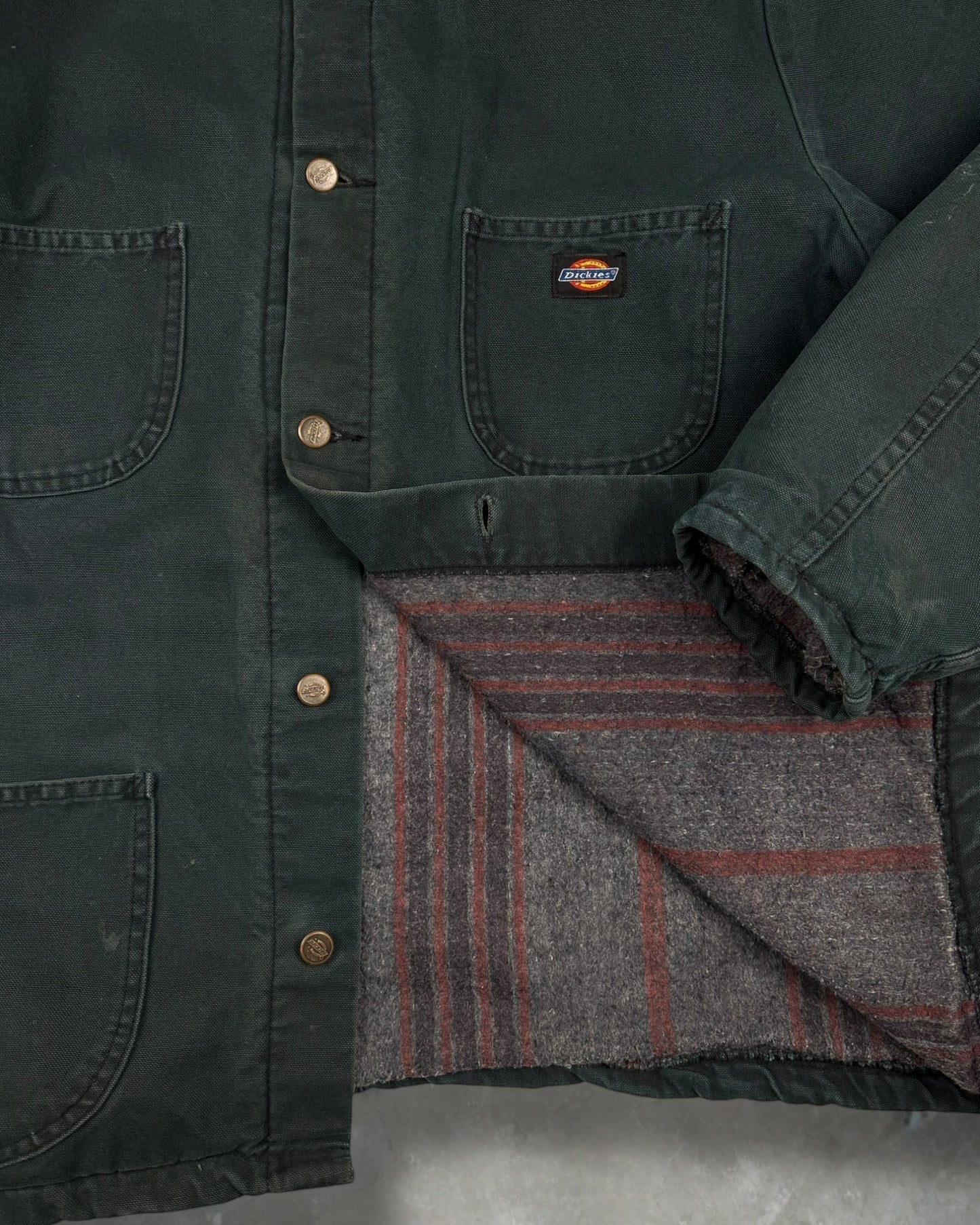 ‘90s Dickies Moss Green Chore Jacket Sz. XL