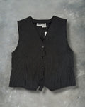 ‘00s Capacity Suit Vest Top Sz. L