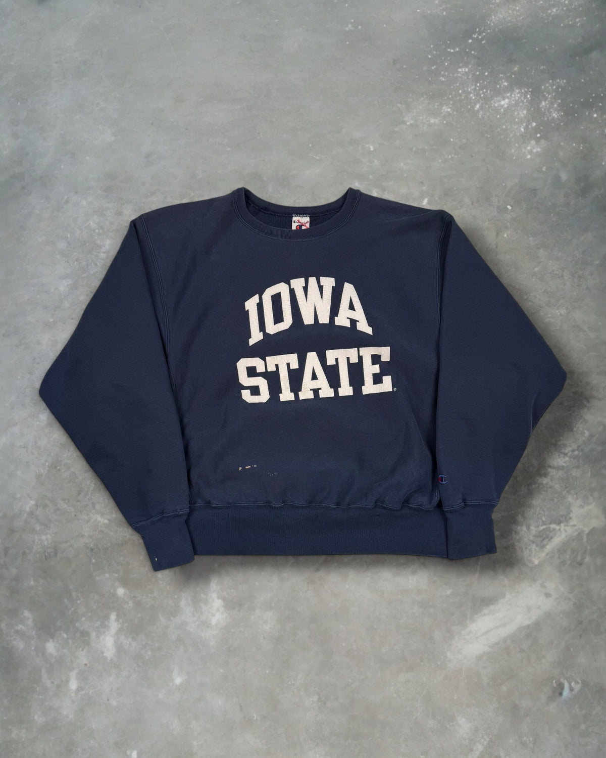 ‘00s Iowa State Champion Reverse Weave Crewneck Sz. L