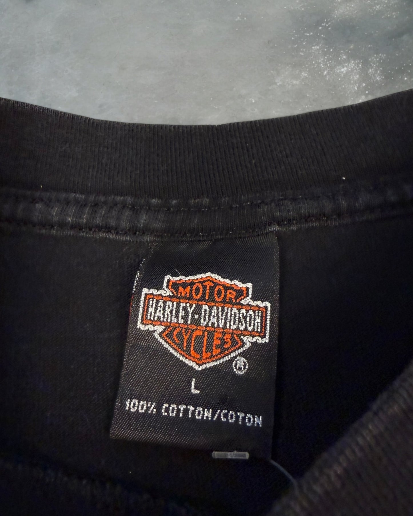 ‘00s Kegel Harley Davidson Tee Sz. L