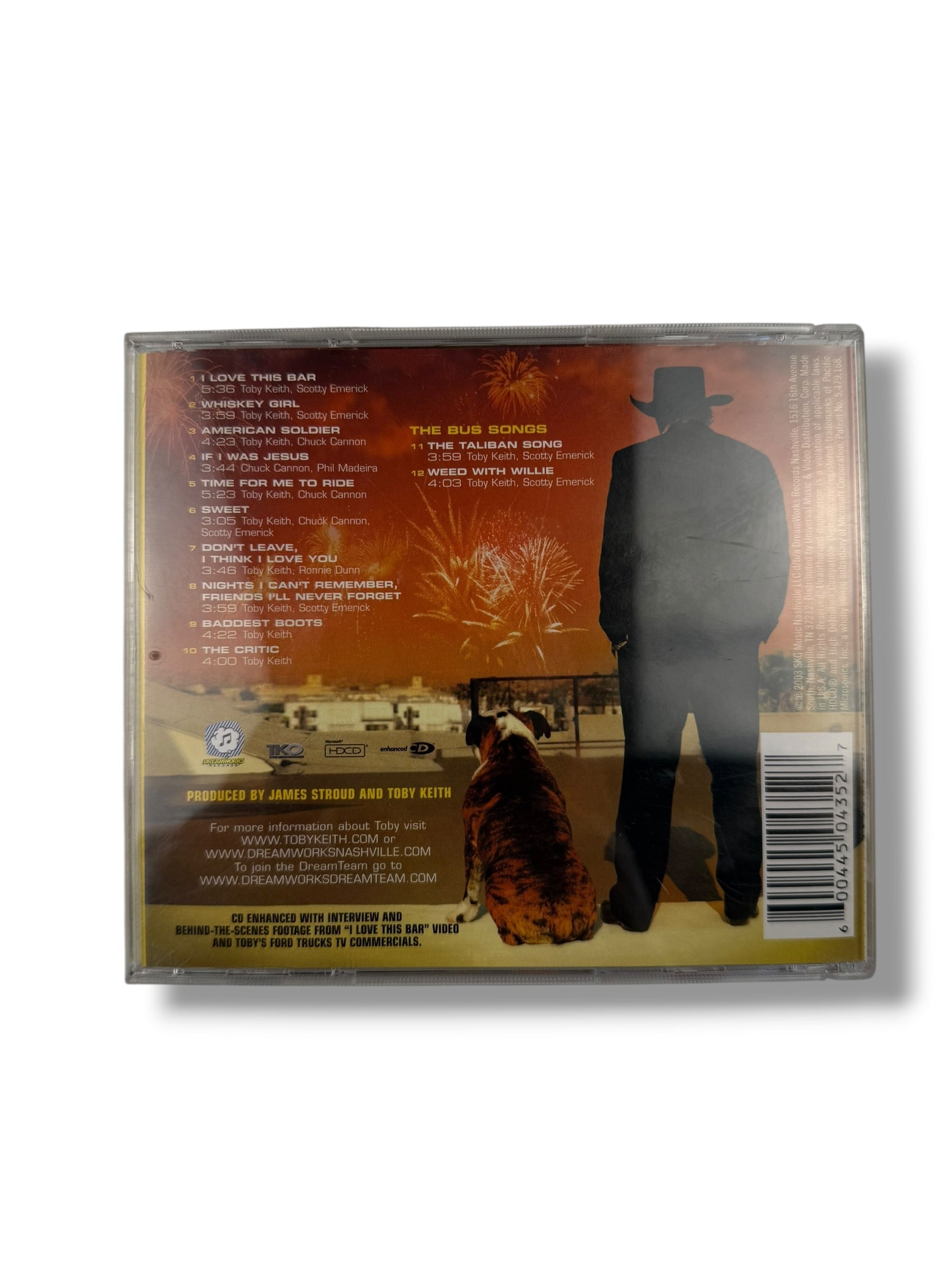 ‘03 Toby Keith CD