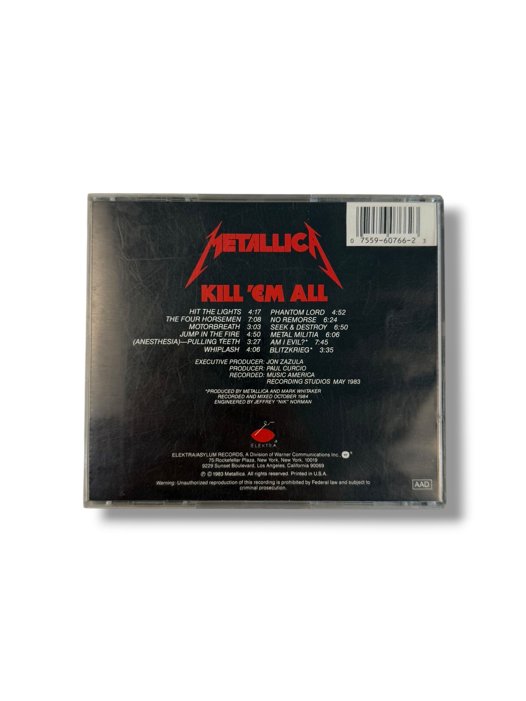 ‘83 Metallica CD
