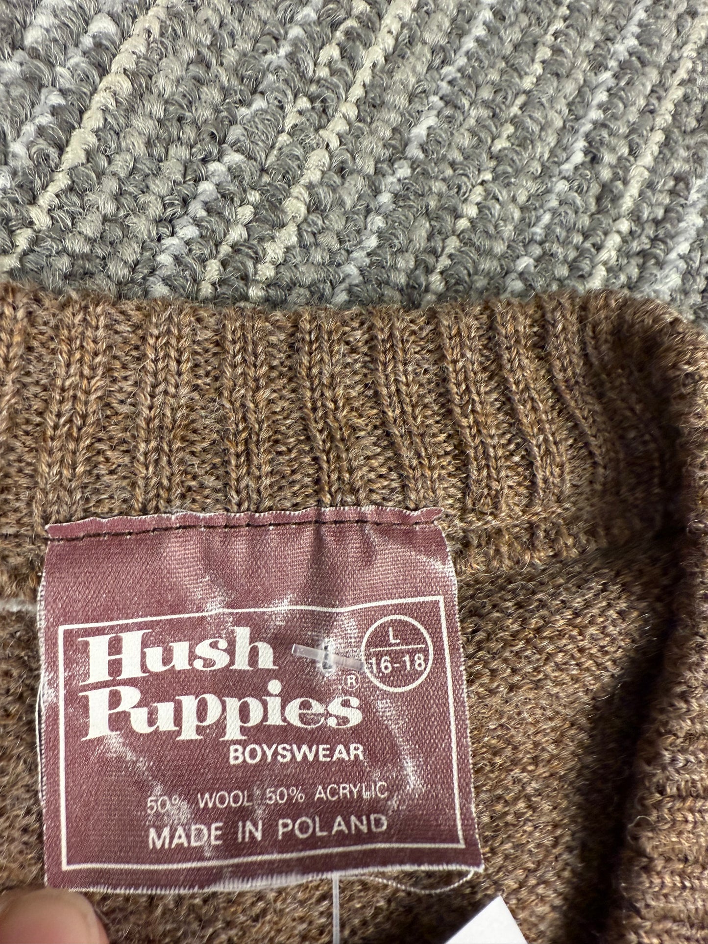 ‘80s Hush Puppies Sweater Vest Sz. L