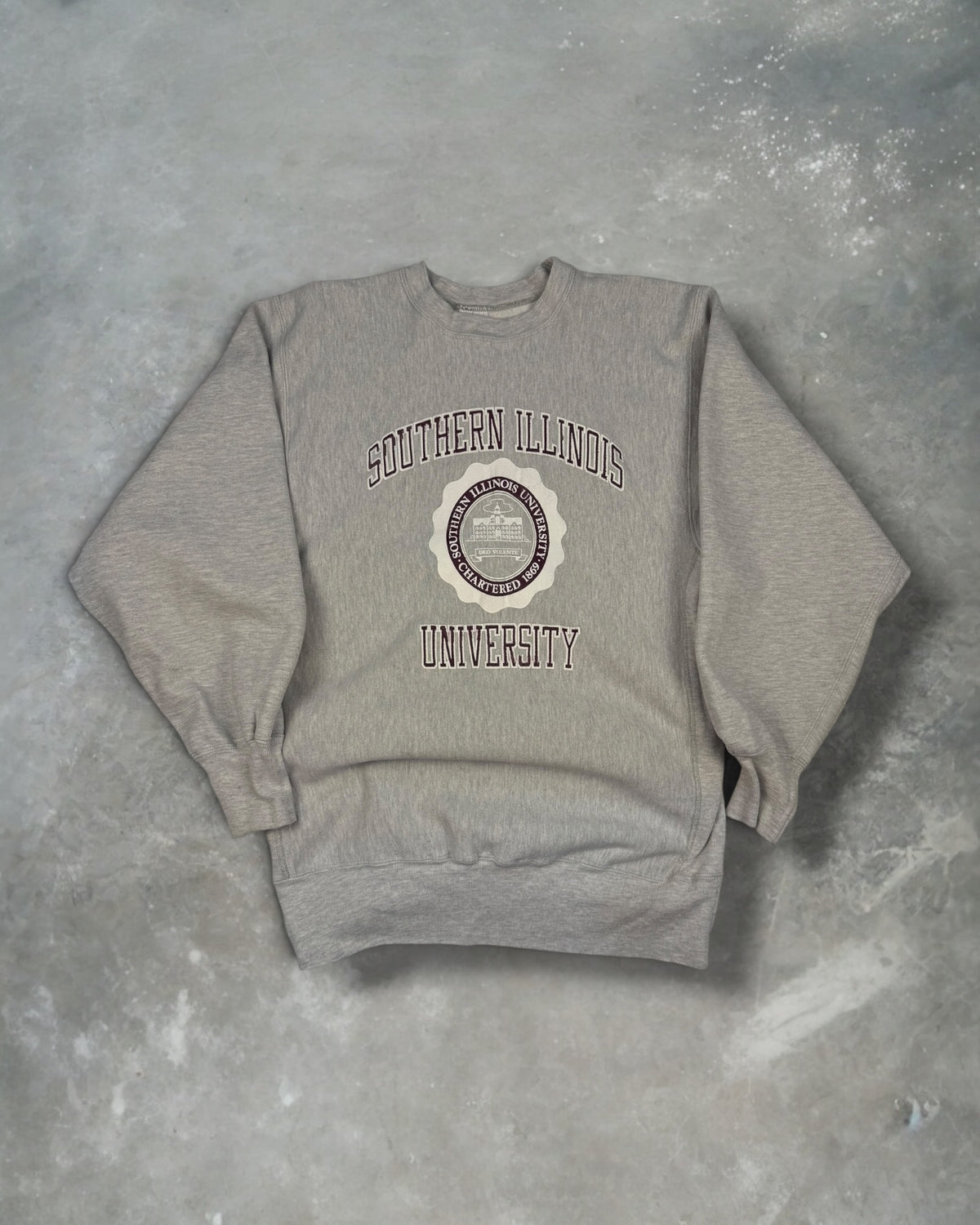 ‘90s Southern Illinois University Champion Reverse Weave Crewneck Sz. XXL