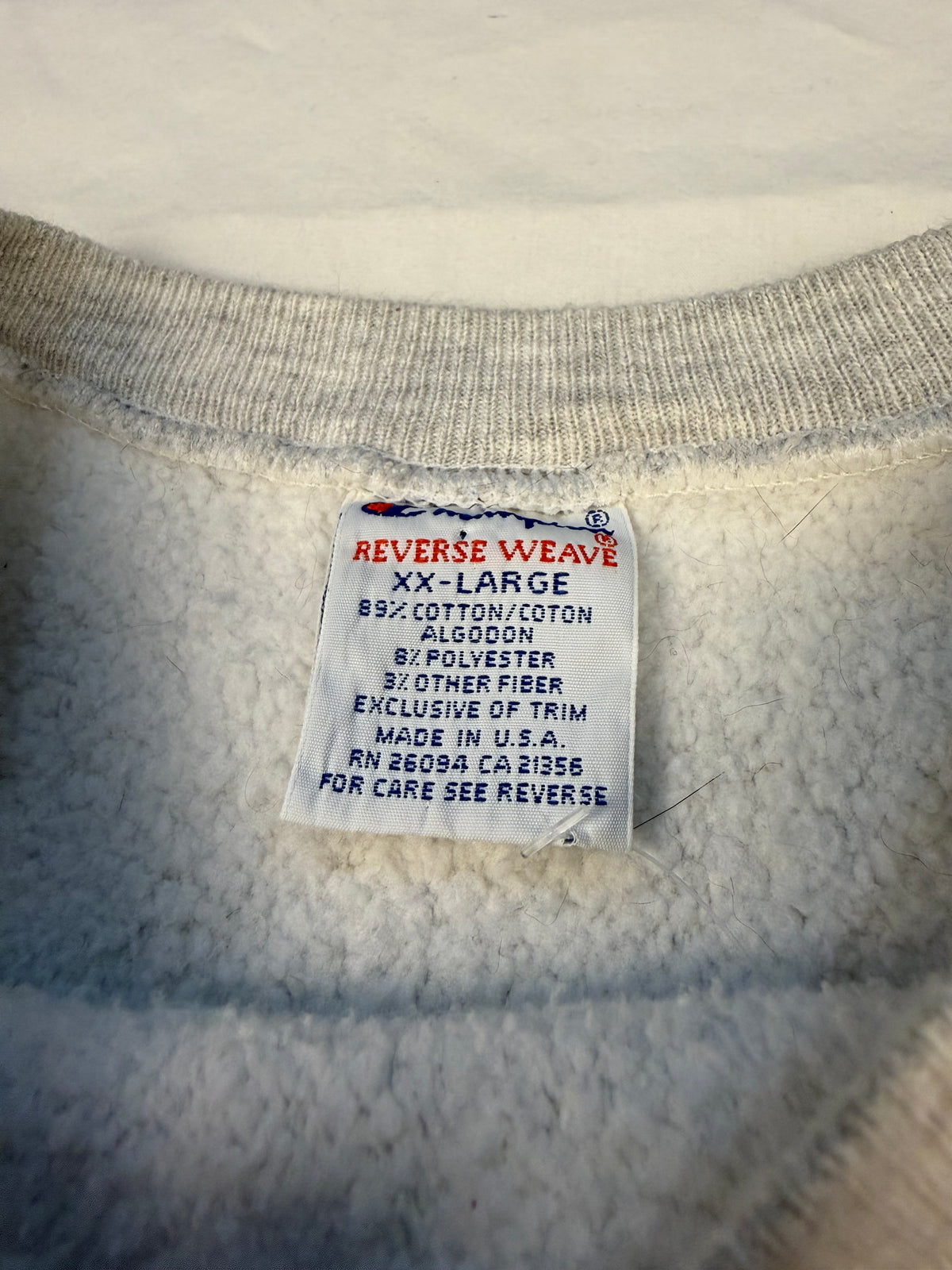 ‘90s Penn State Football Champion Reverse Weave Crewneck Sz. XXL