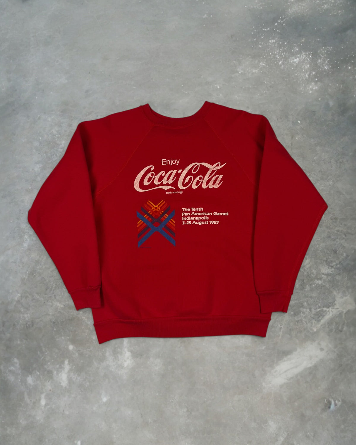 ‘87 Coke Raglan Crewneck Sz. XL