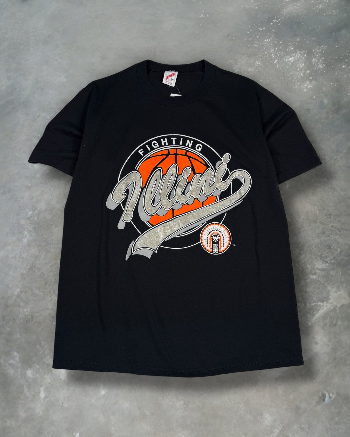 ‘90s Illinois University Tee Sz. L
