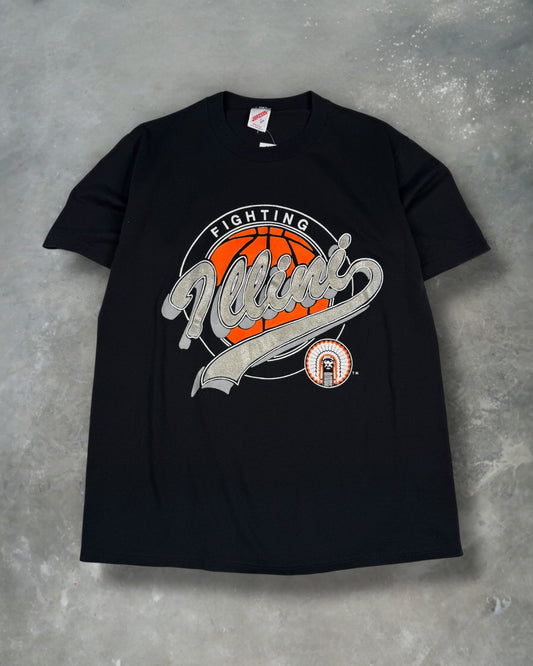 ‘90s Illinois University Tee Sz. L
