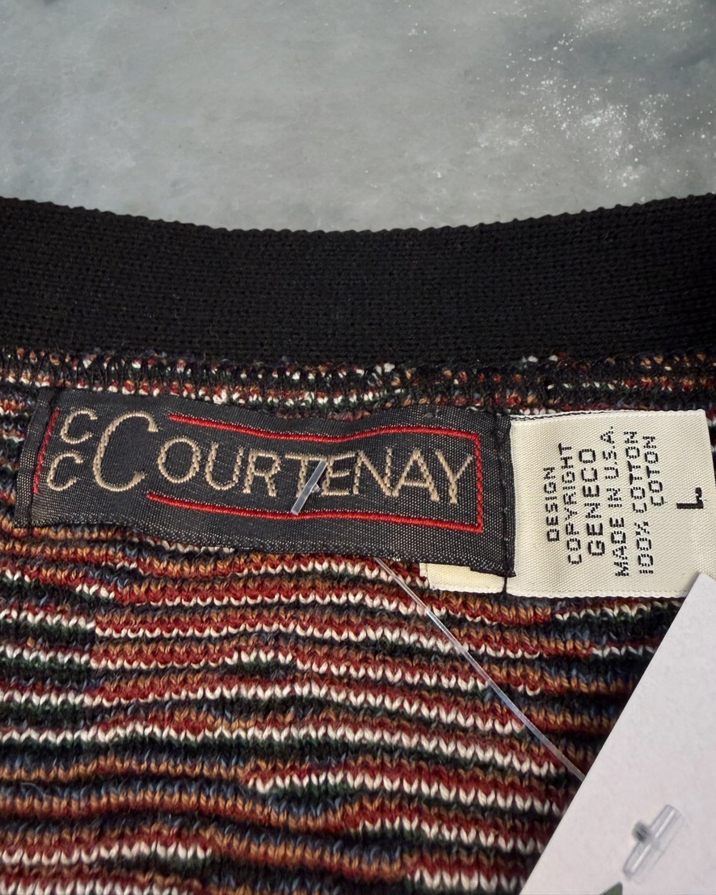 ‘80s Car Sweater Vest Sz. L