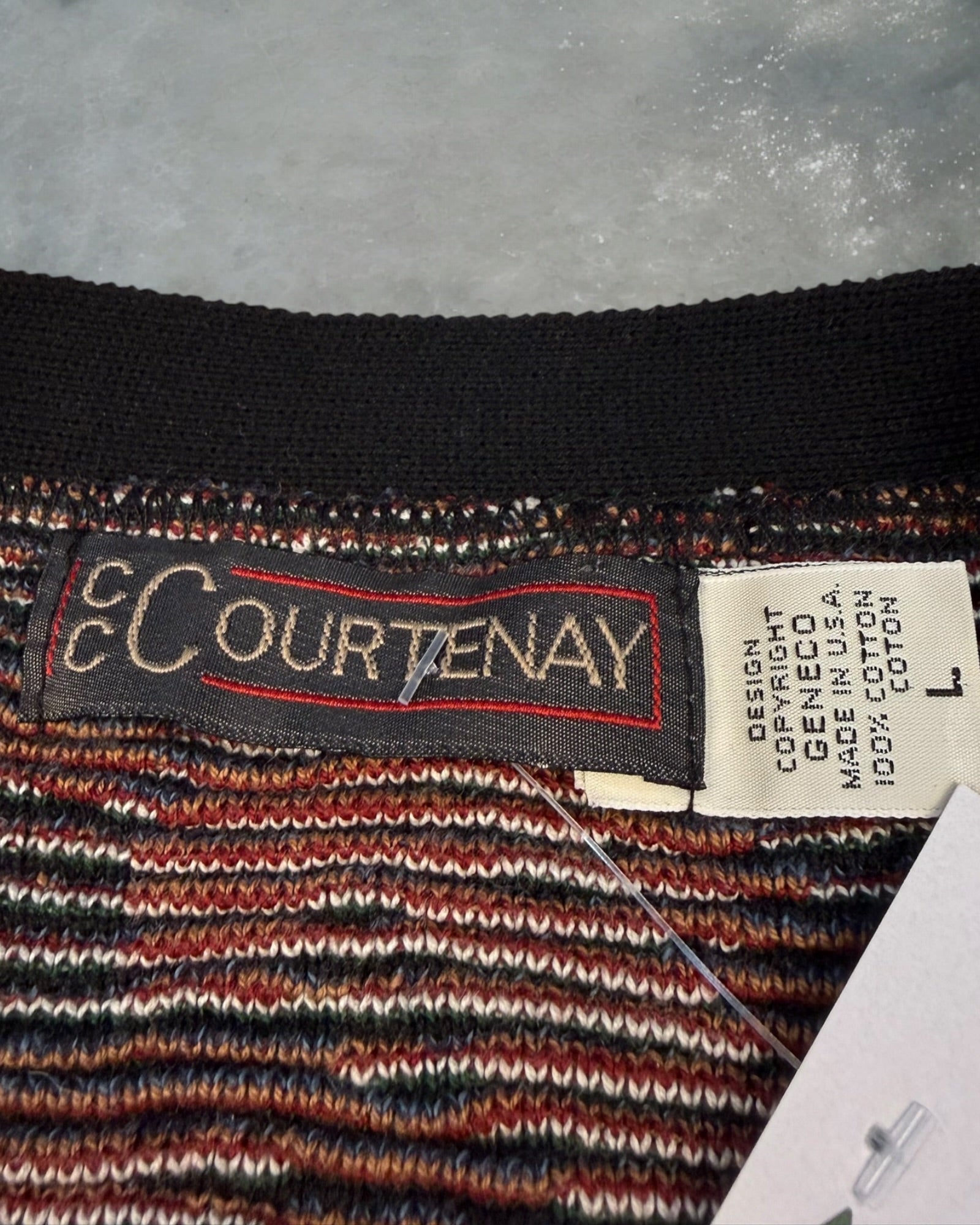 ‘80s Car Sweater Vest Sz. L