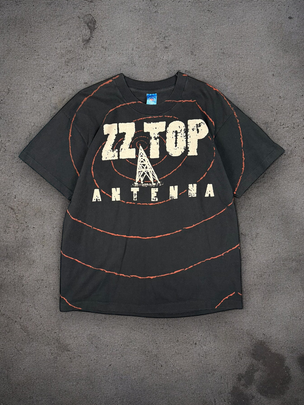 ‘90s ZZ Top Antenna Tee Sz. XL