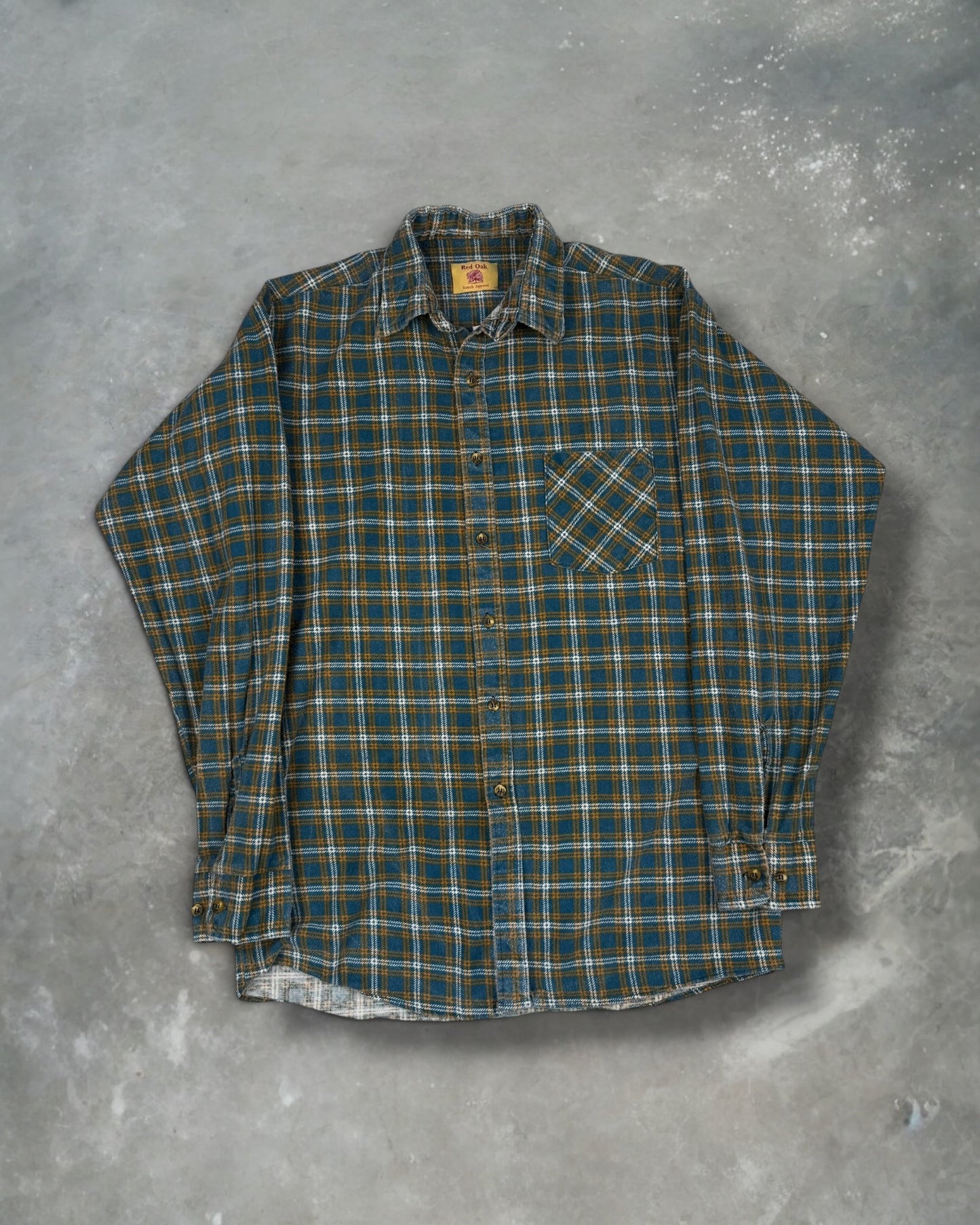 ‘80s Red Oak Flannel Sz. XL