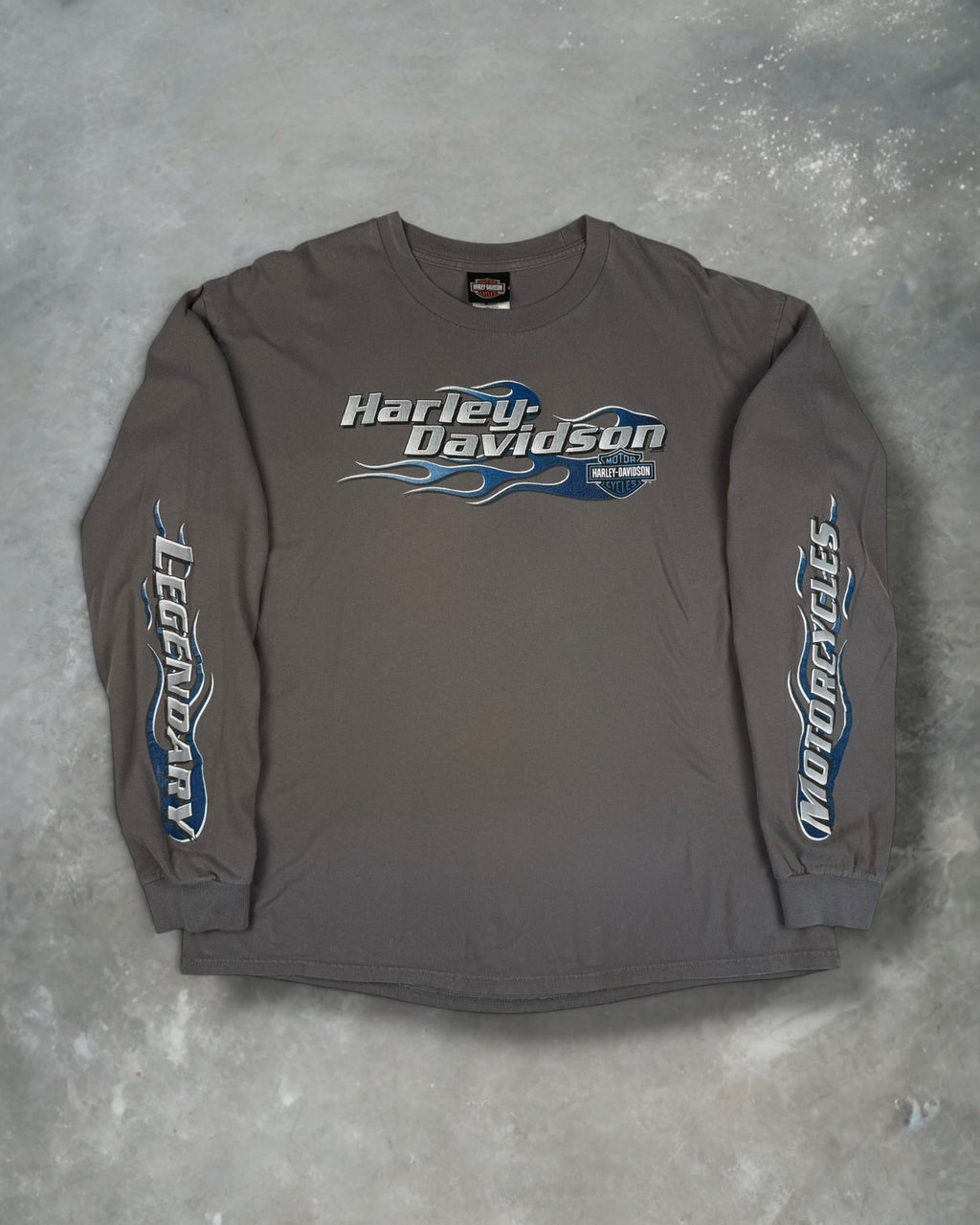 ‘10 Park City Harley Davidson Flame Long Sleeve Sz. XL