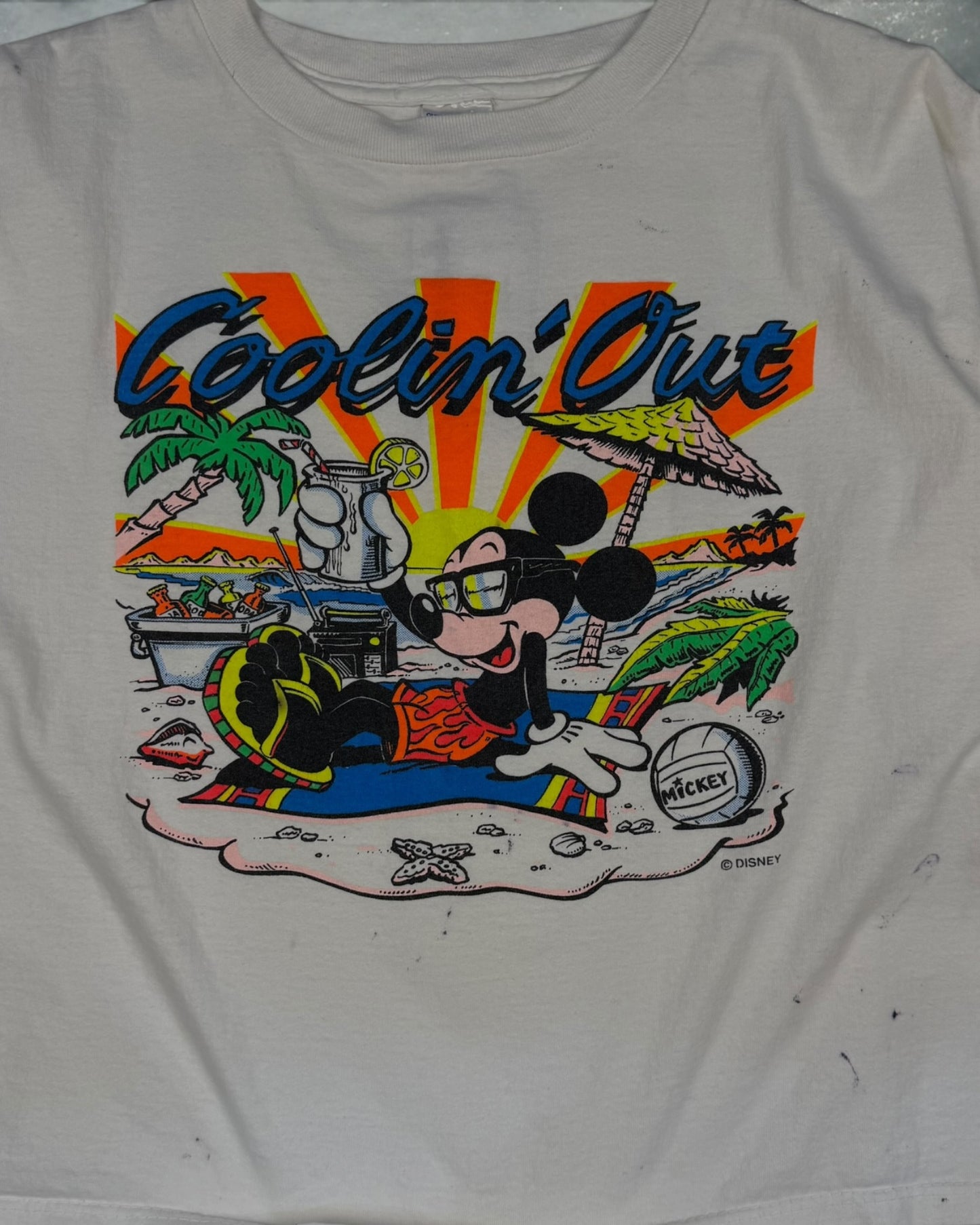 ‘90s Mickey Crop Top Sz. L