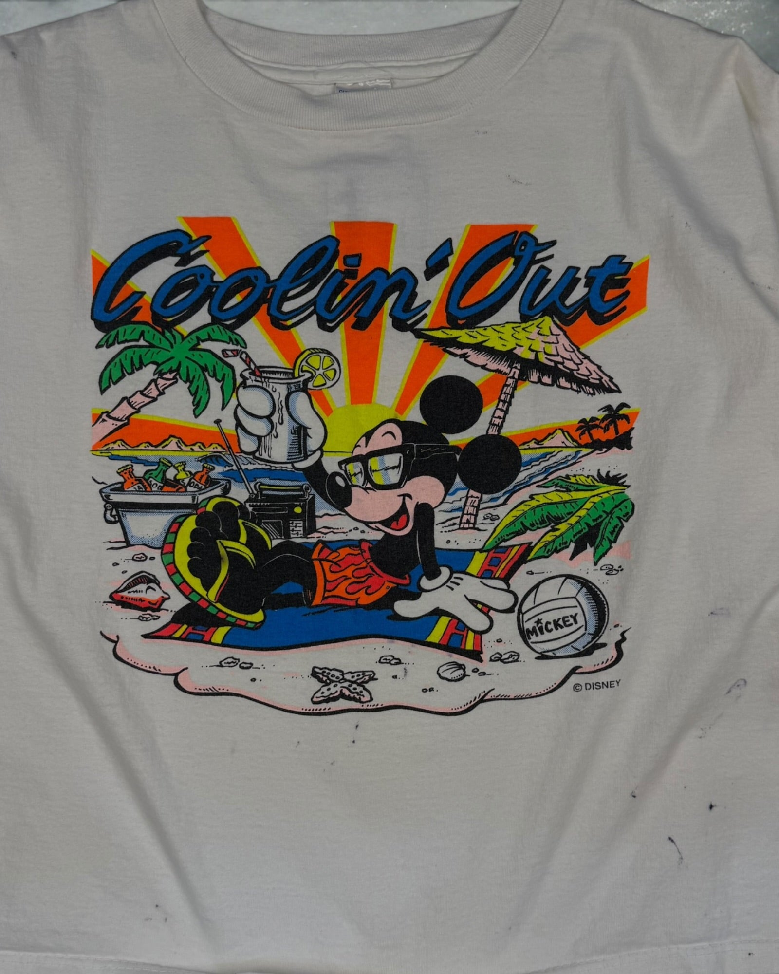 ‘90s Mickey Crop Top Sz. L
