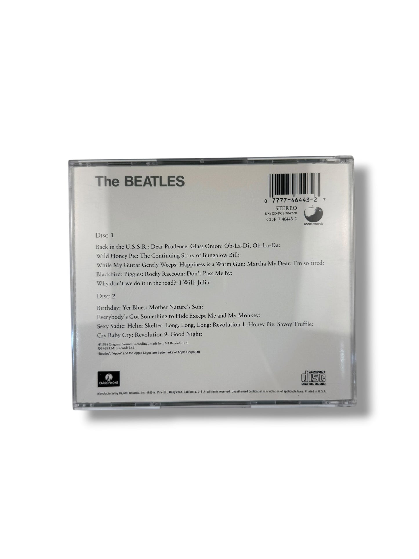 ‘68 The Beatles Cd