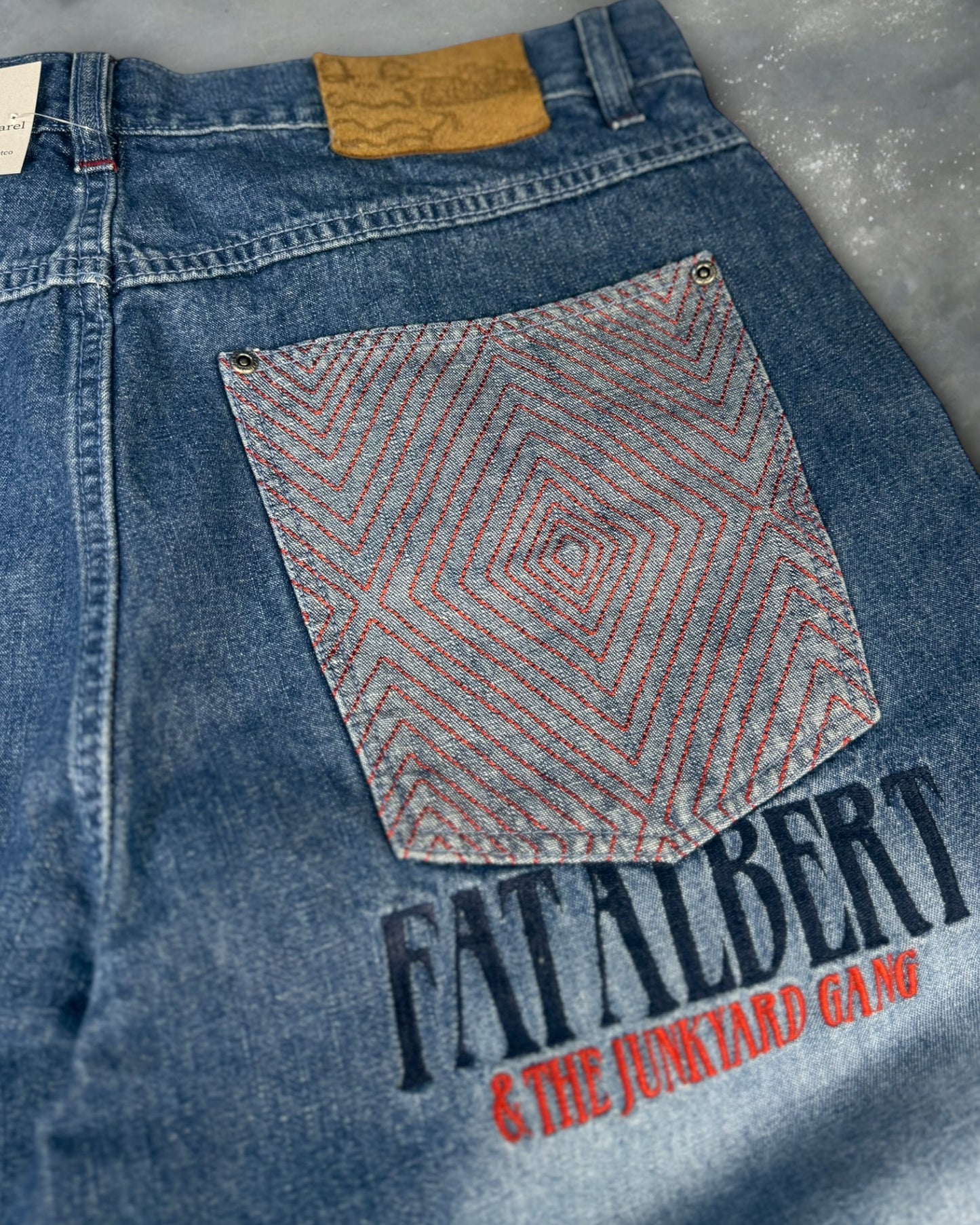 ‘00s Fat Albert Baggy Denim Pants Grail Sz. 38x34