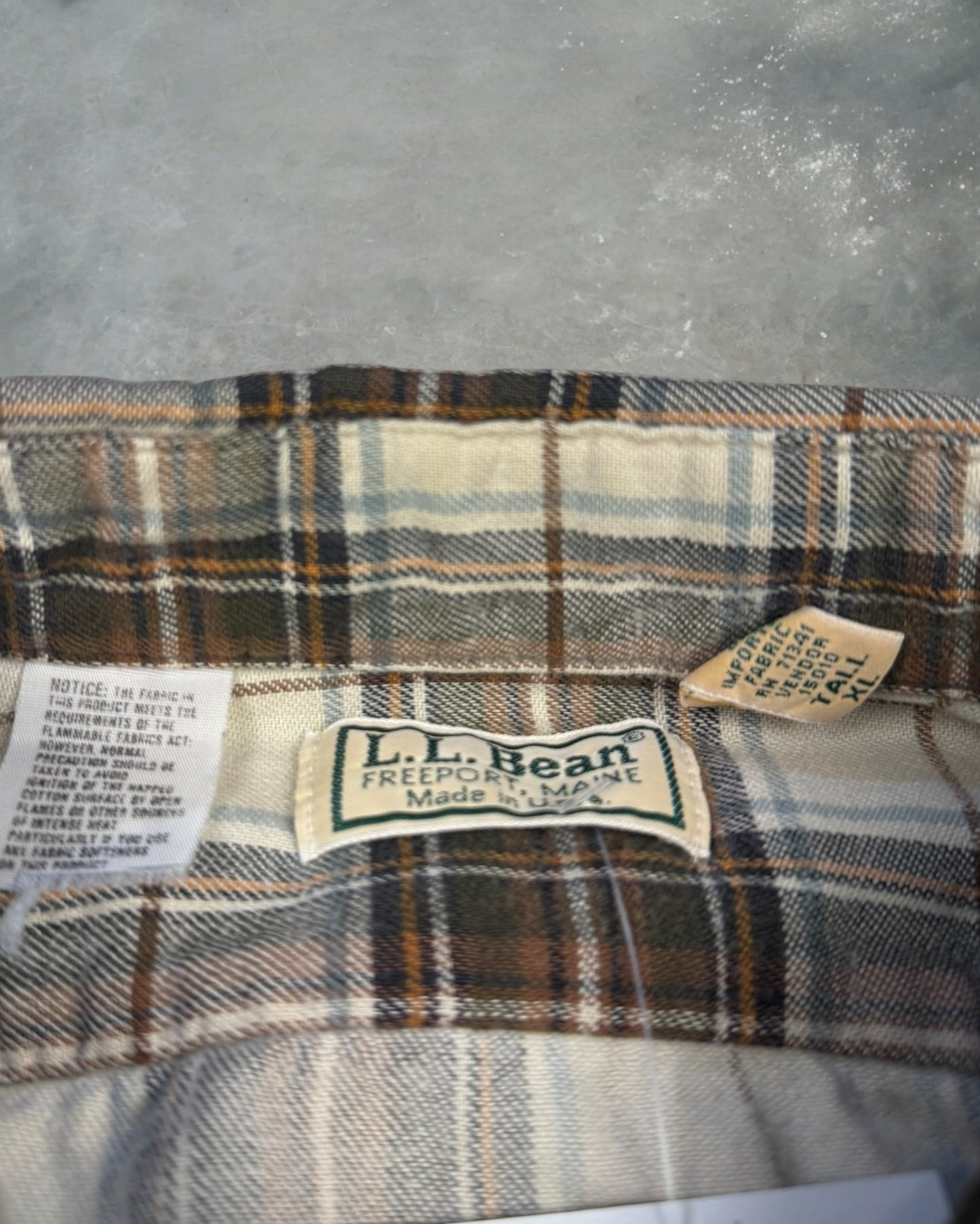 ‘90s L.L.Bean Flannel Sz. XL