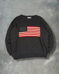 ‘90s Flag Sweater Sz. XXL