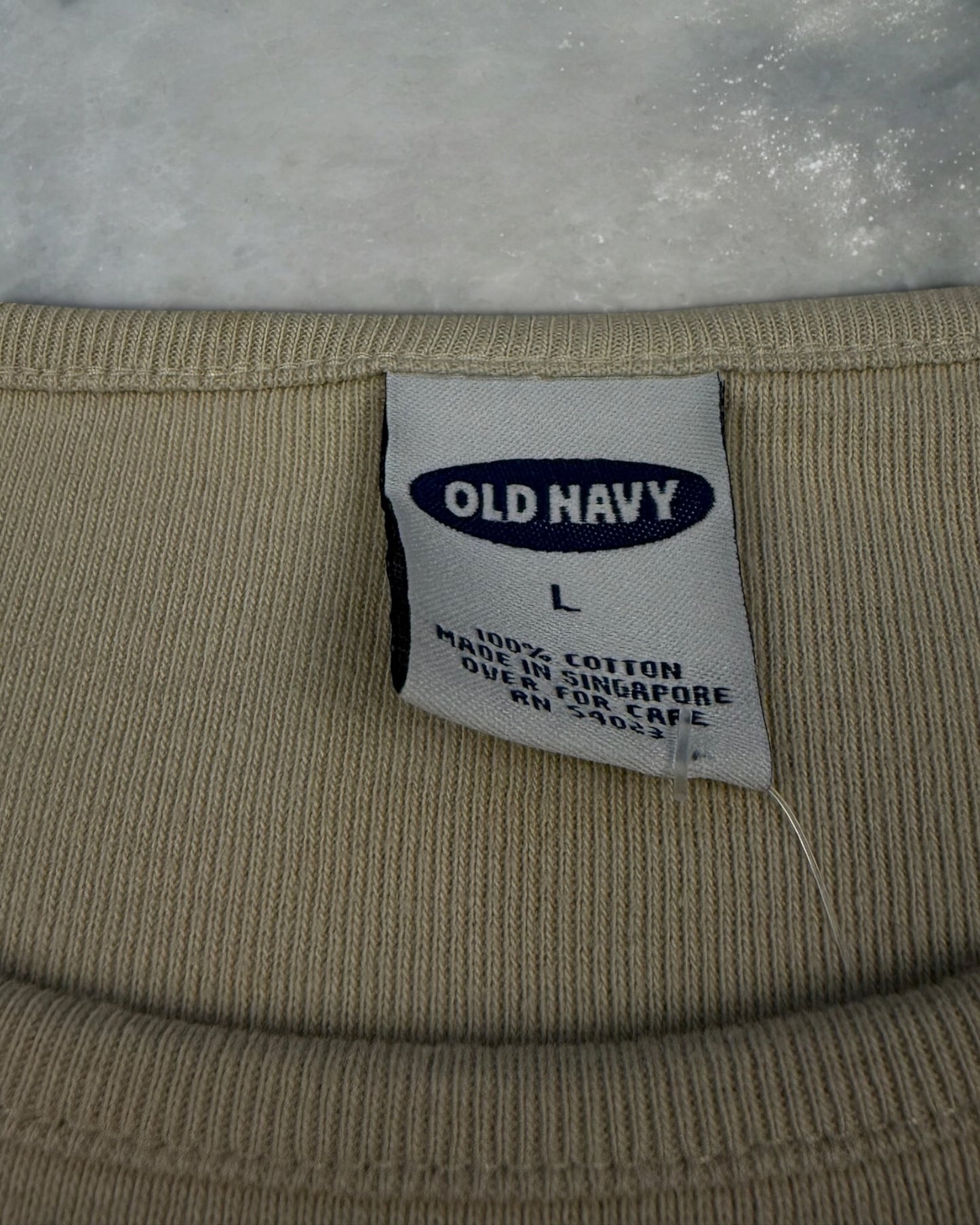 ‘00s Beige Old Navy Top Sz. L