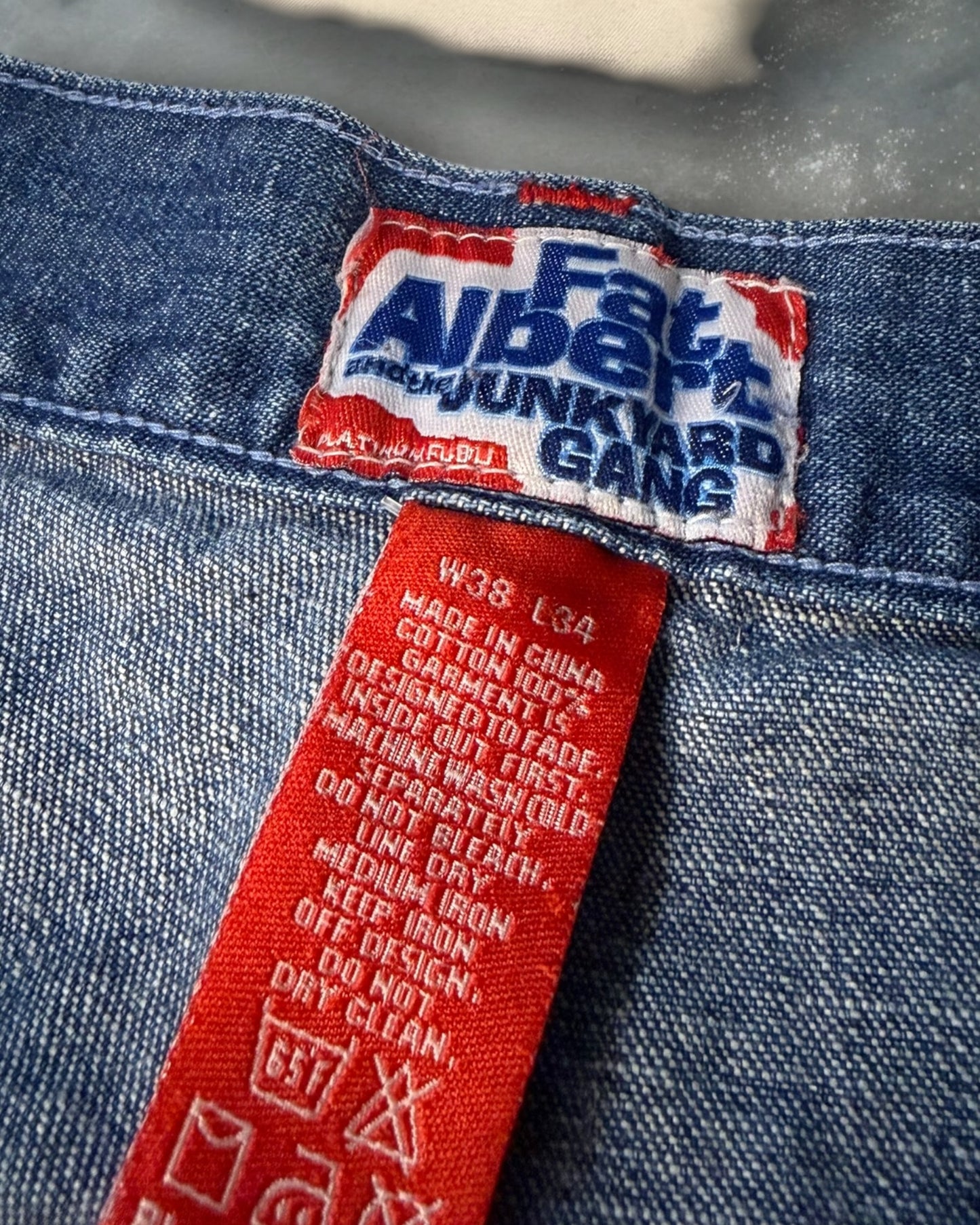 ‘00s Fat Albert Baggy Denim Pants Grail Sz. 38x34