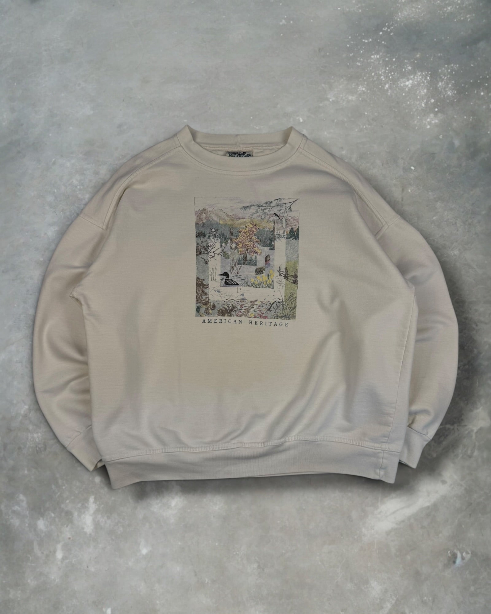 ‘00s American Heritage Nature Crewneck Sz. M